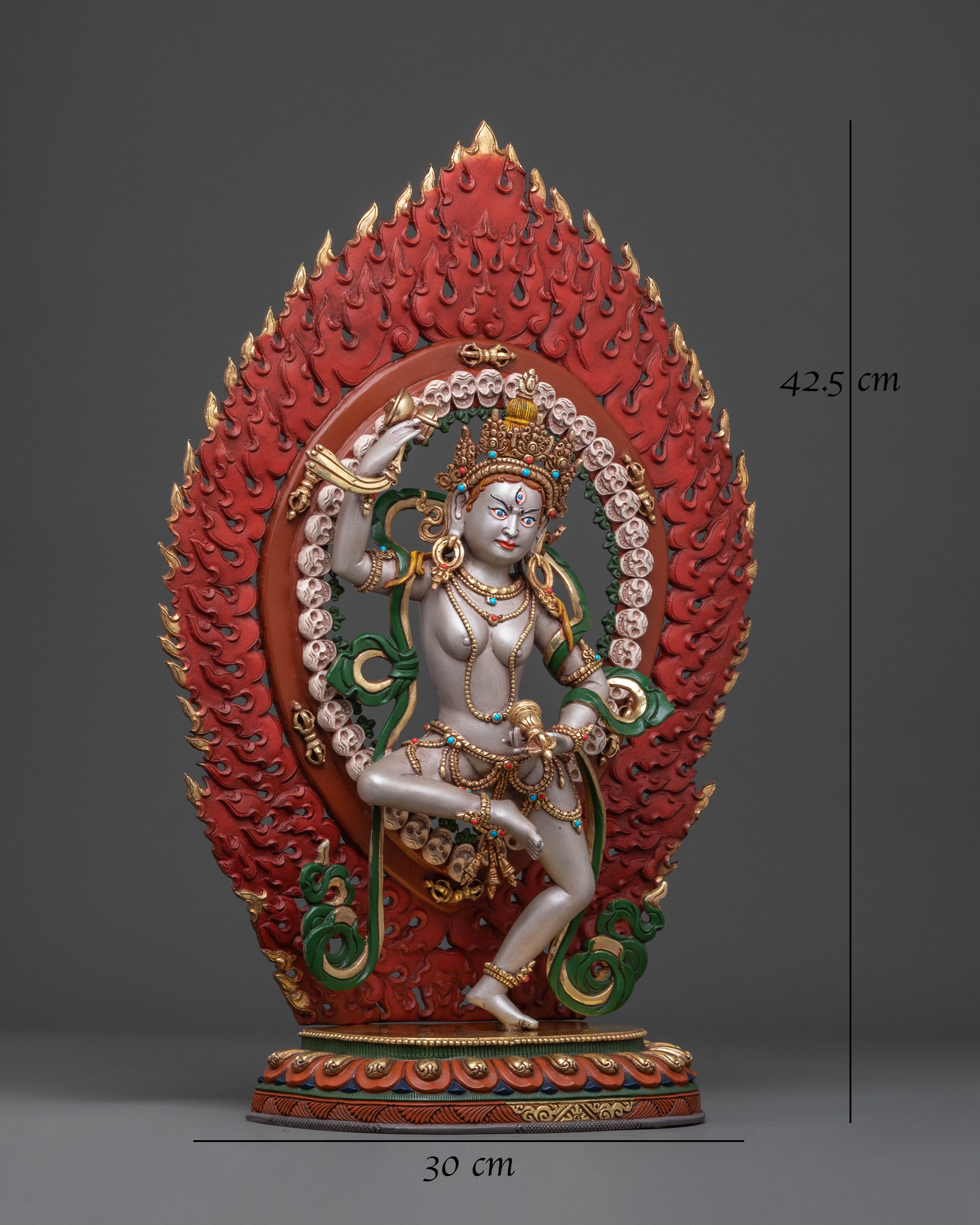 Machig Labdron: 24K Gold Gilded Compassionate Figure