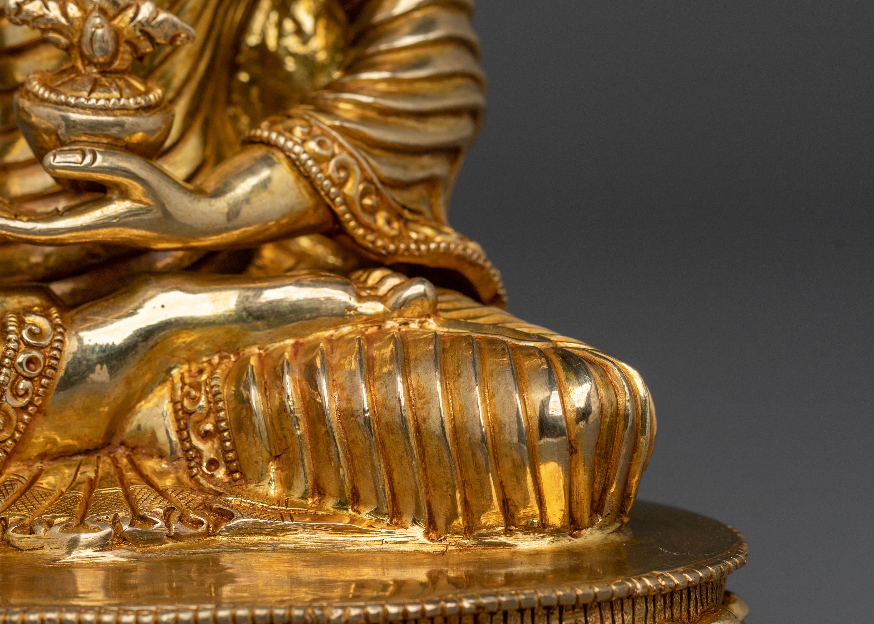 Tibetan Statue of Medicine Buddha | Buddha of Healing & Compassion