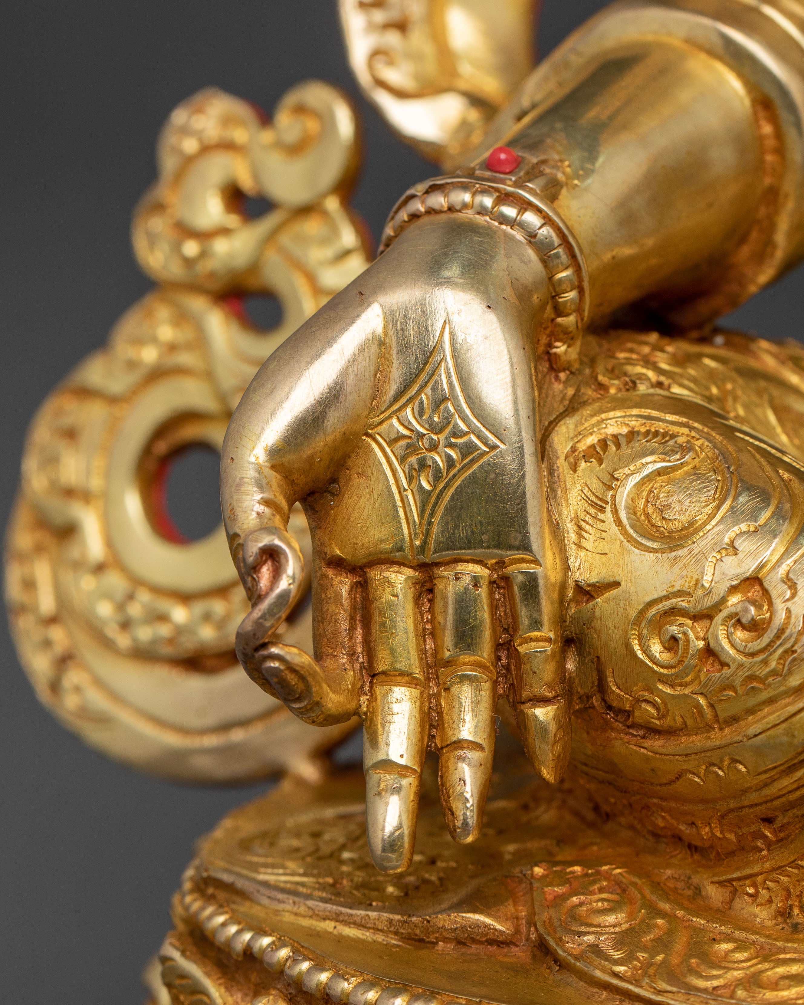 Green Tara Buddhist Statue | Sacred Figure