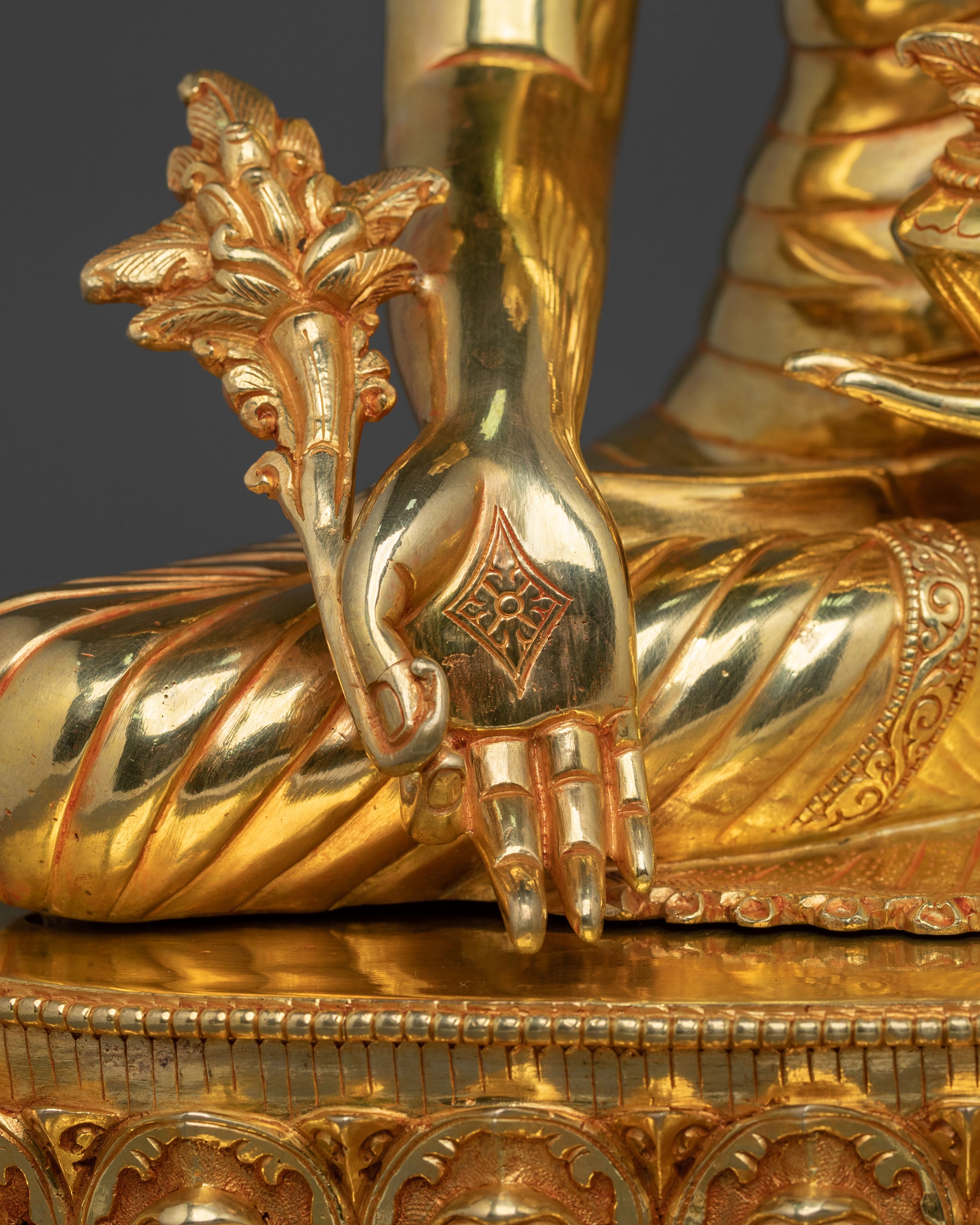 Healing Buddha Bhaisajyaguru Art: 24K Gold Gilded