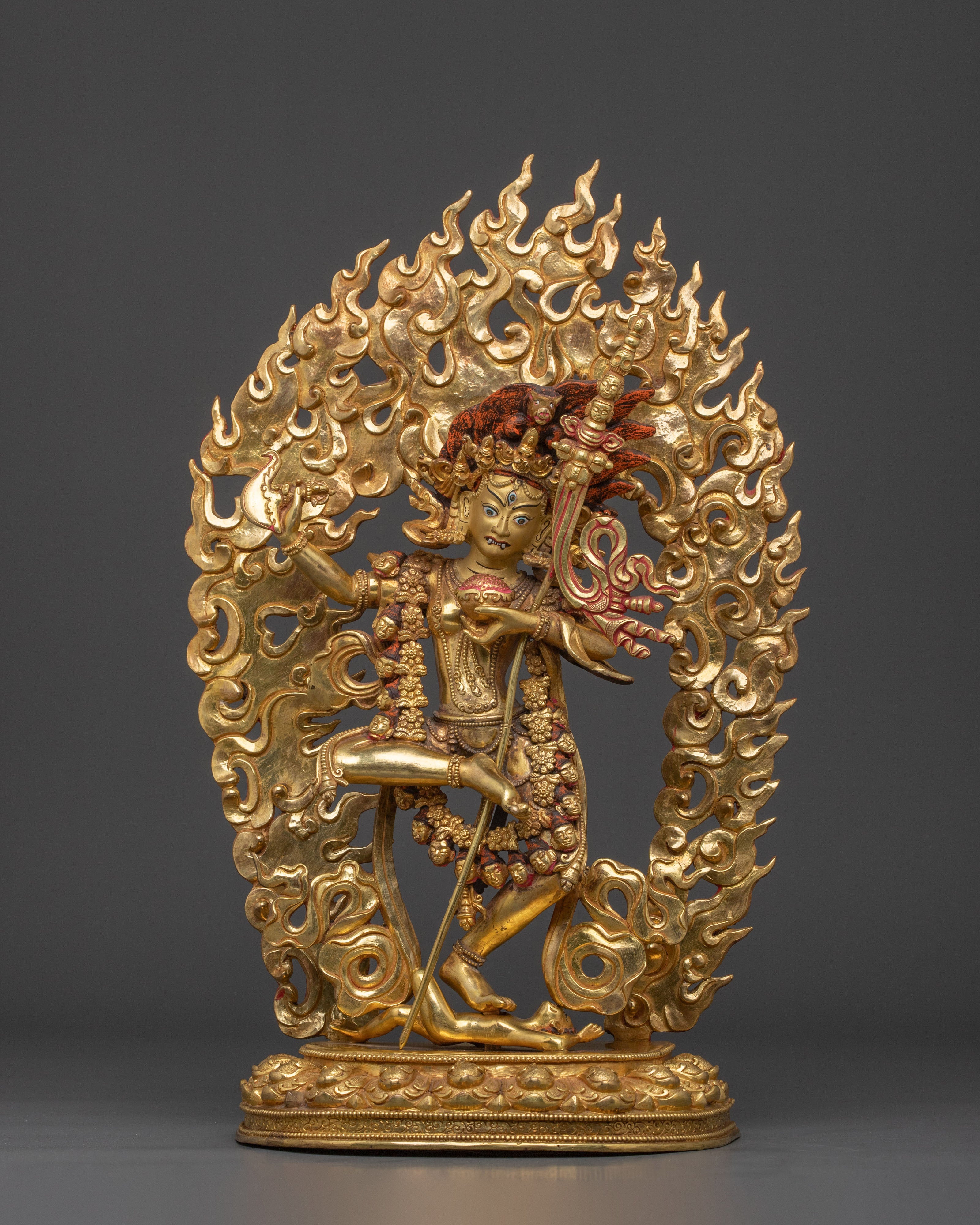 Tibetan Dakini Dorje Phagmo Statue | n Buddhist Fierce Protector Deity