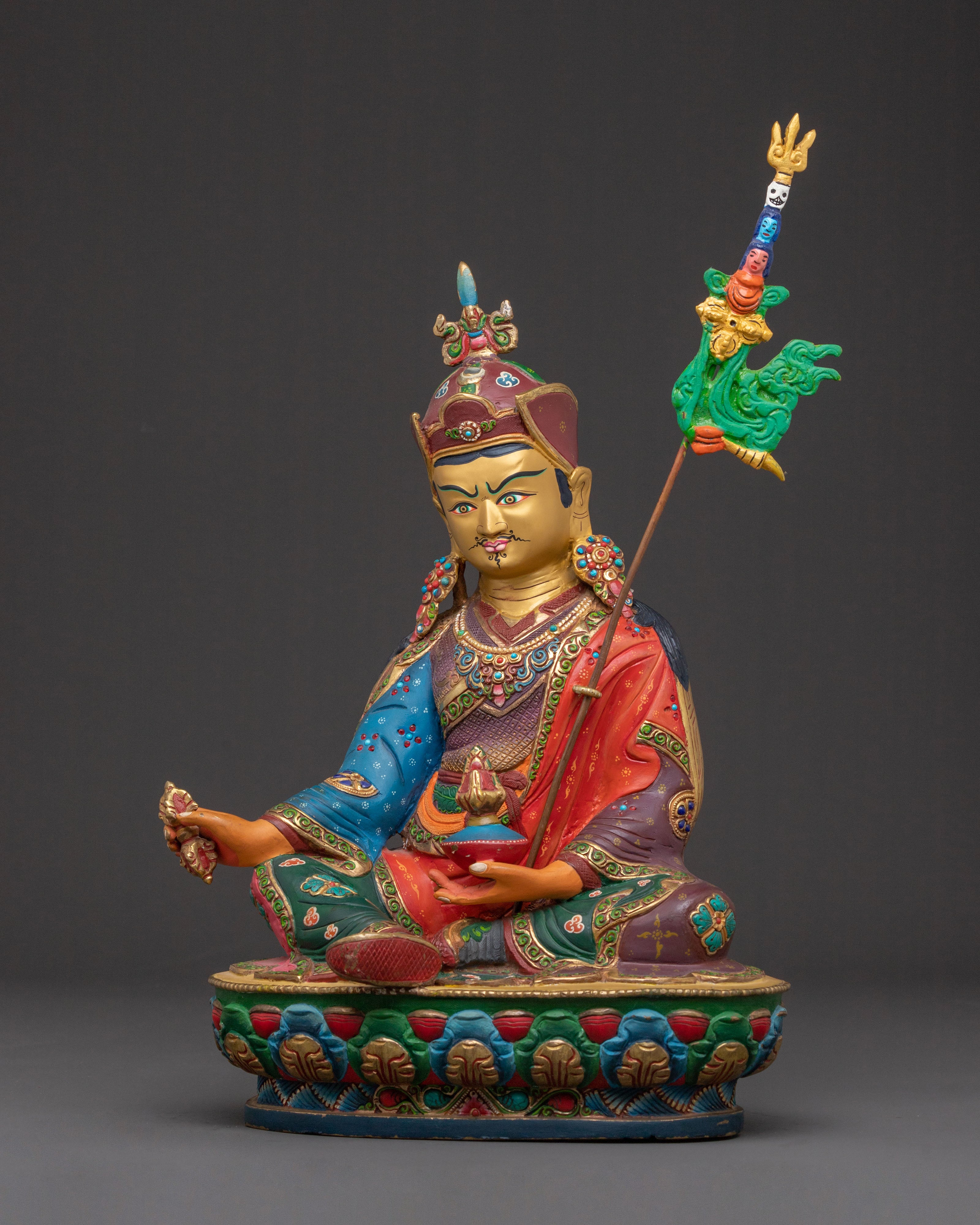 Guru Rinpoche Sacred Statue | The Lotus Guru
