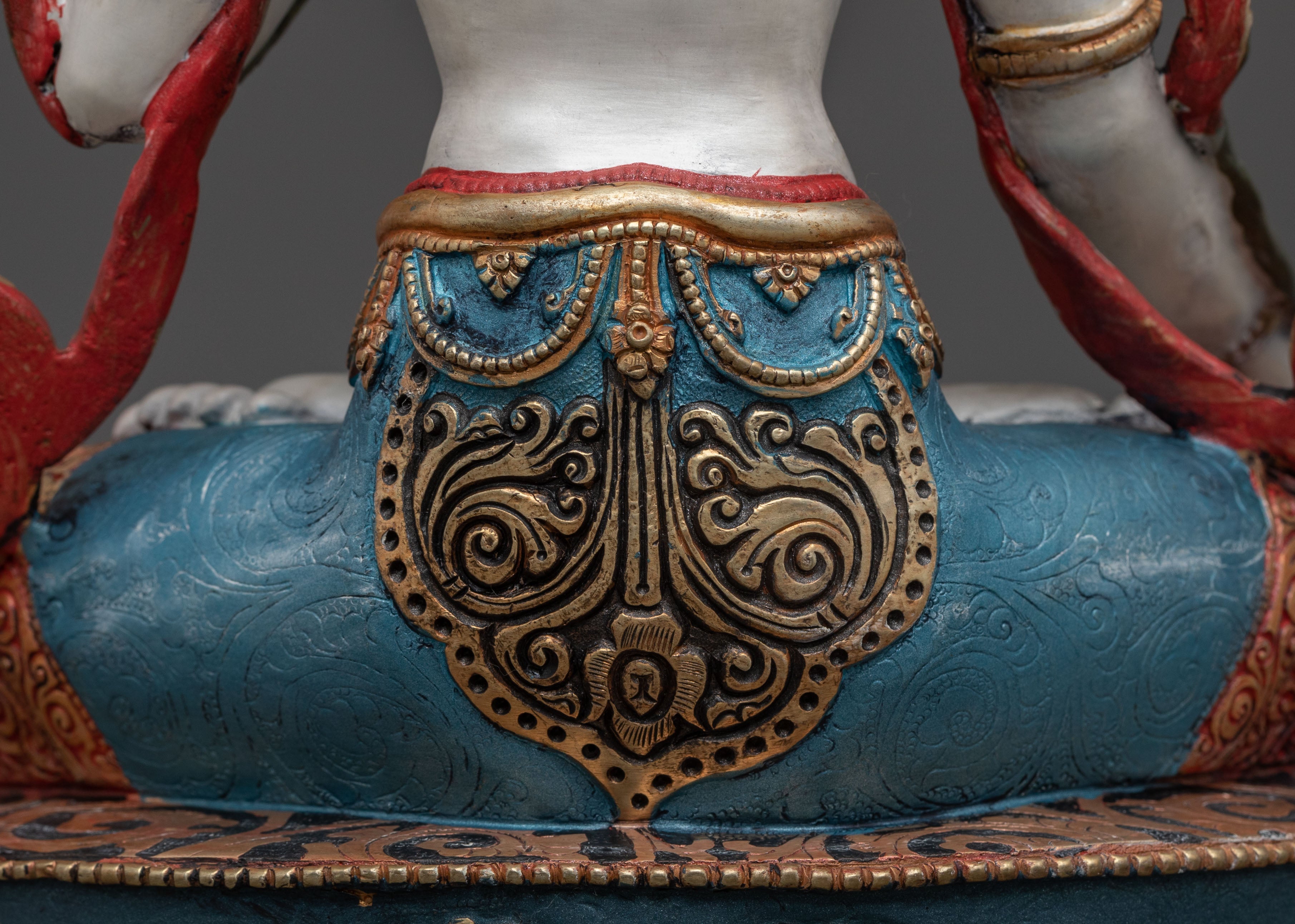 White Tara Wisdom Sculpture | Tibetan Goddess