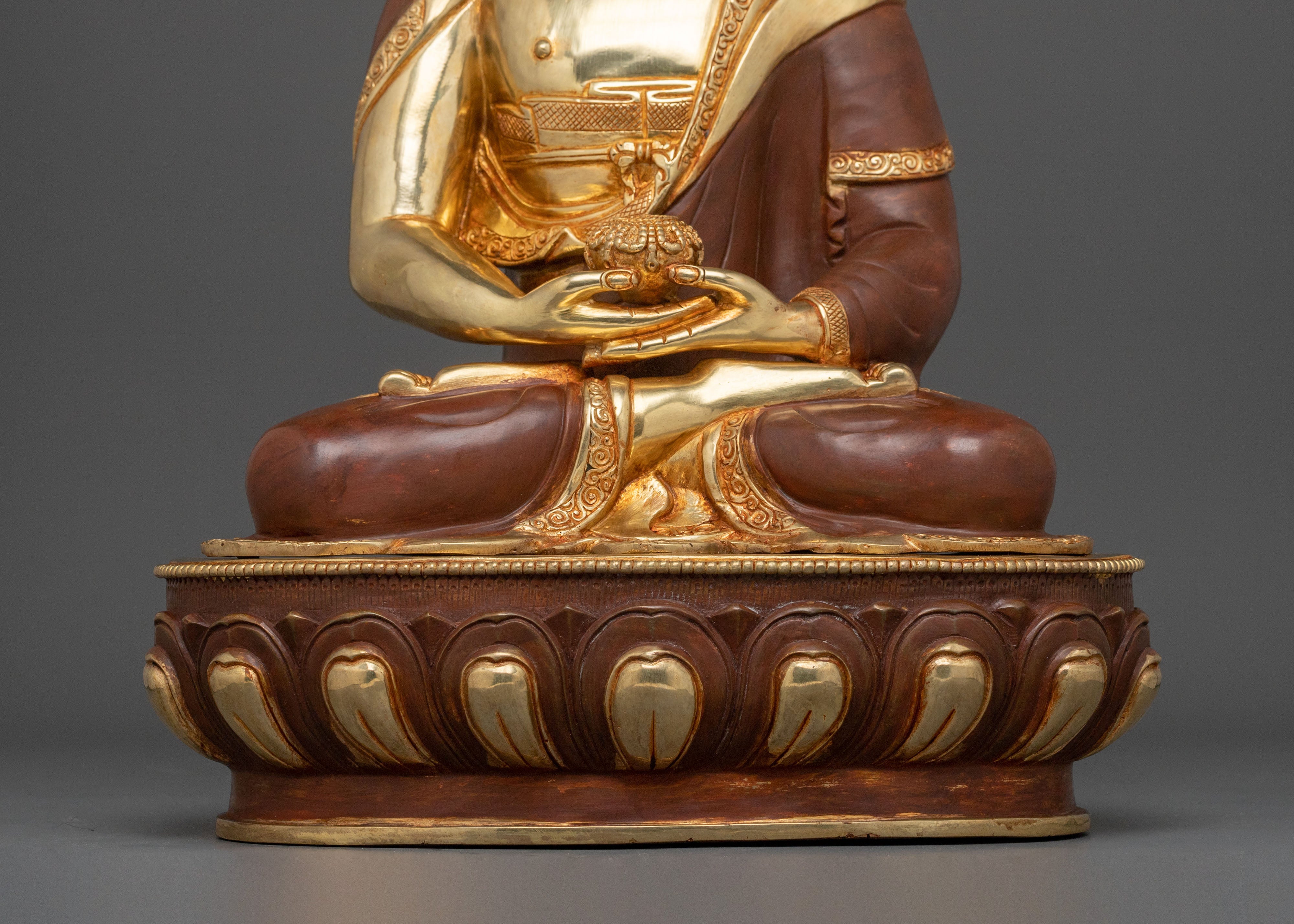 Tibetan Amitabha Buddha Sacred Sculpture | Symbol of Infinite Light