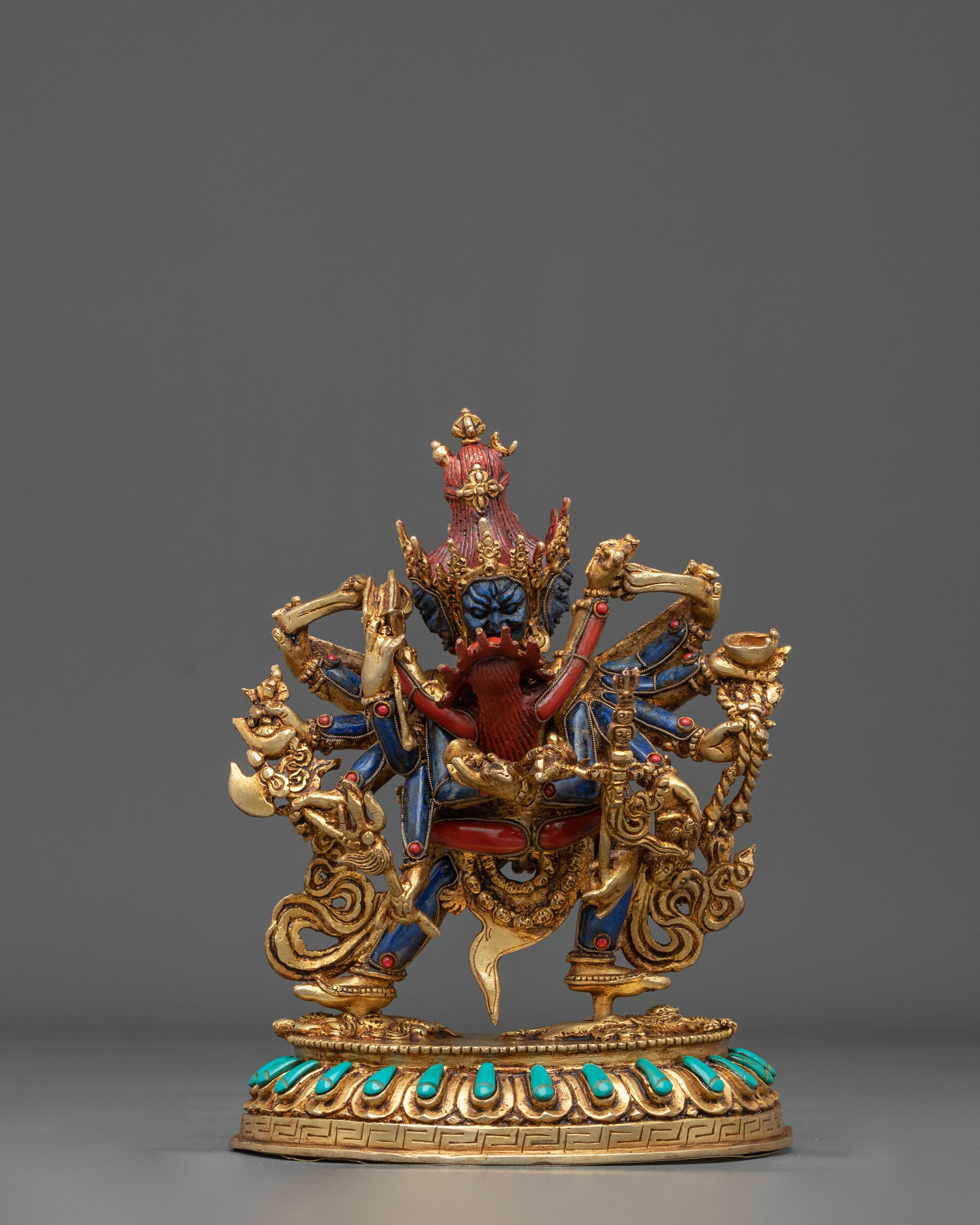 Chakrasamvara Spiritual Sculpture | Tantric Deity of Enlightened Union
