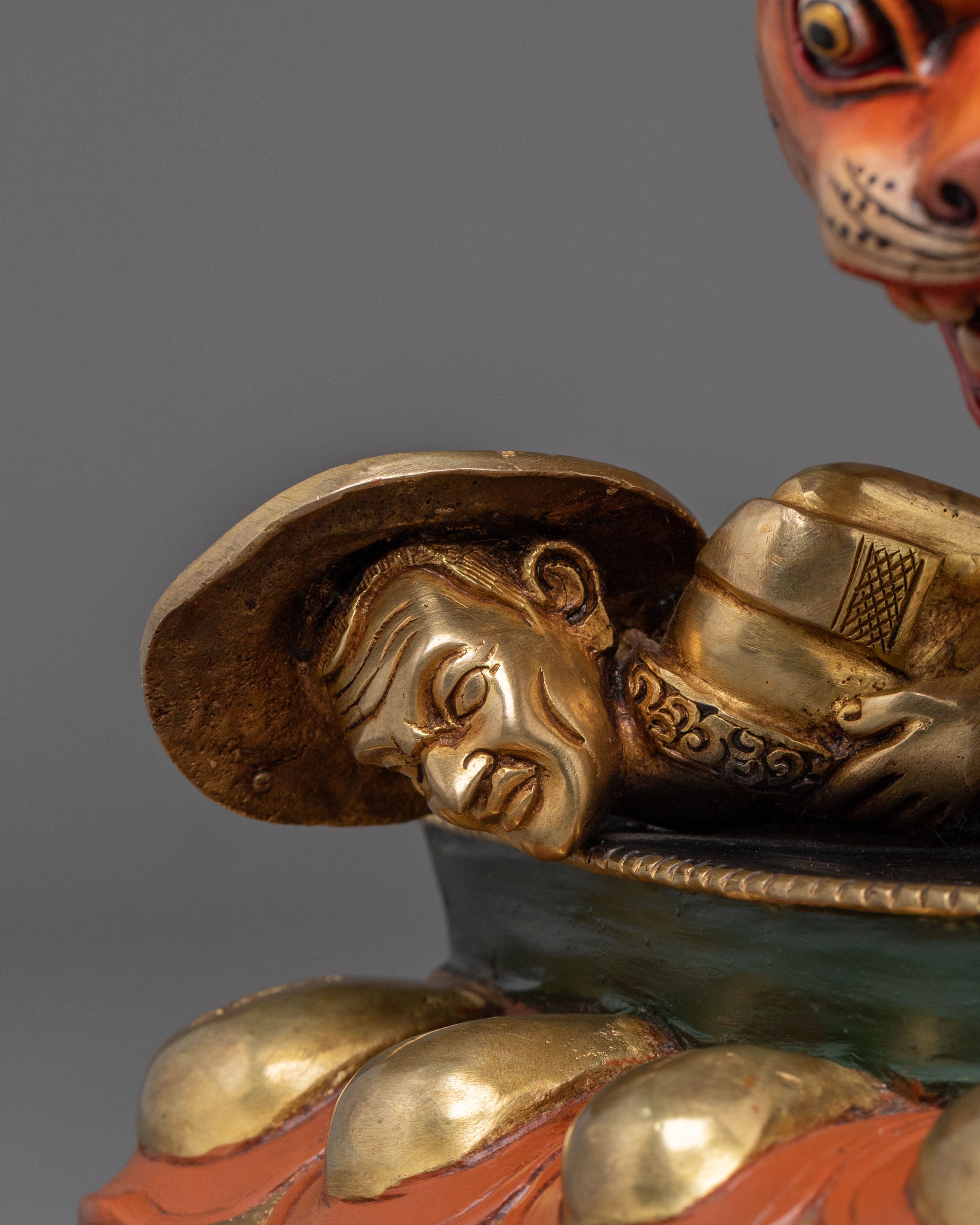 Dorje Drollo Sculpture | Tibetan Protector