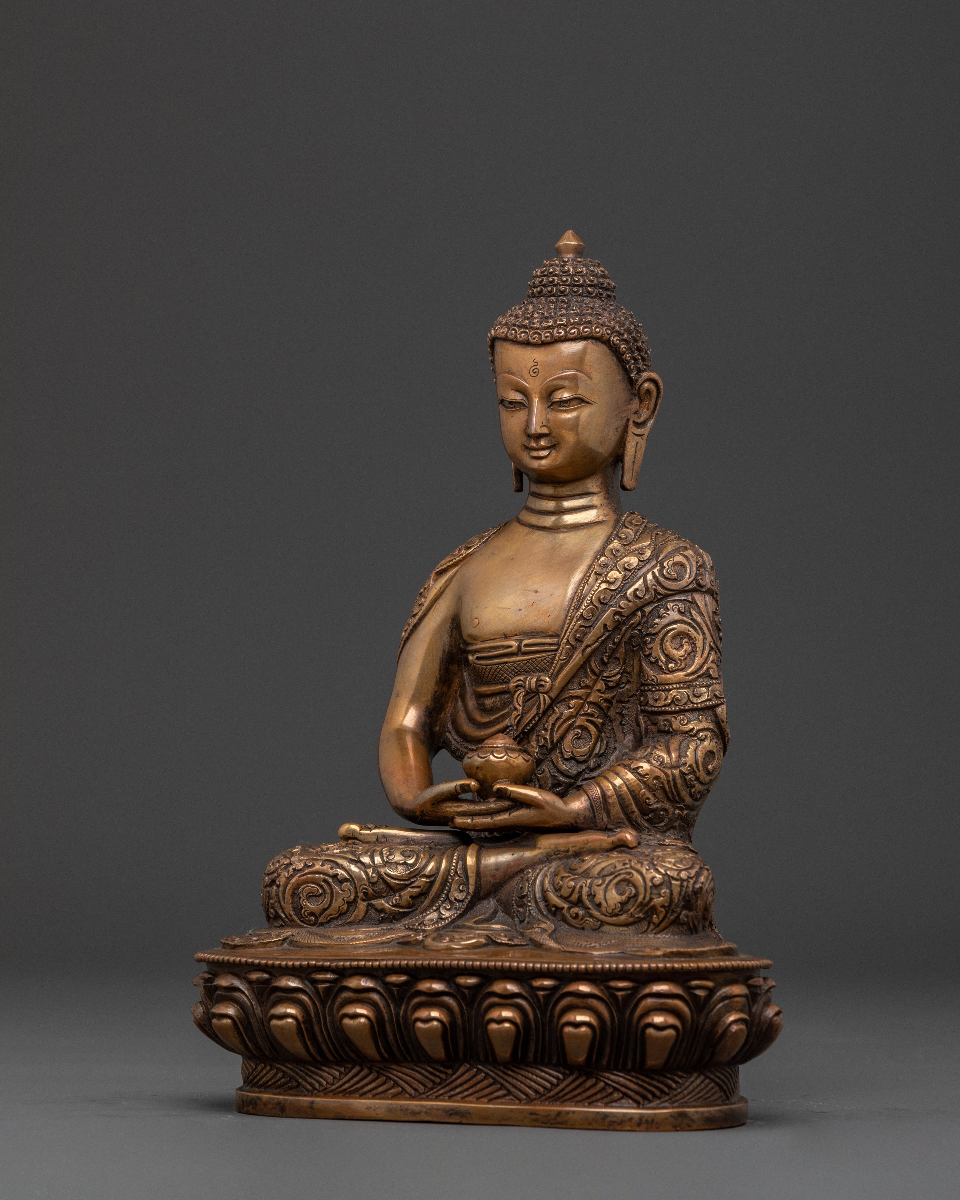 Amitabha Buddha Copper Statue | Beacon of Salvation