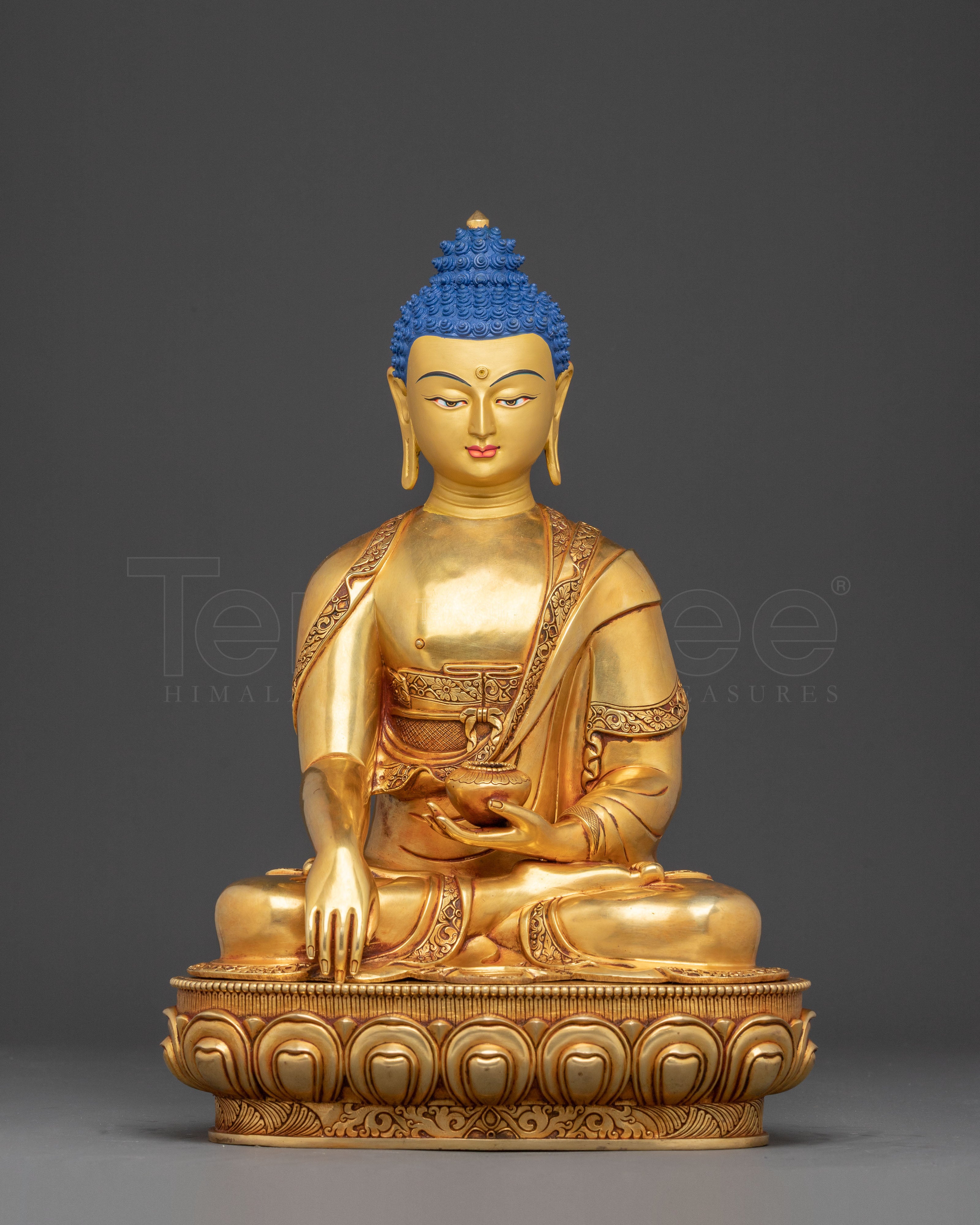 Handmade Golden Shakyamuni Buddha Statue