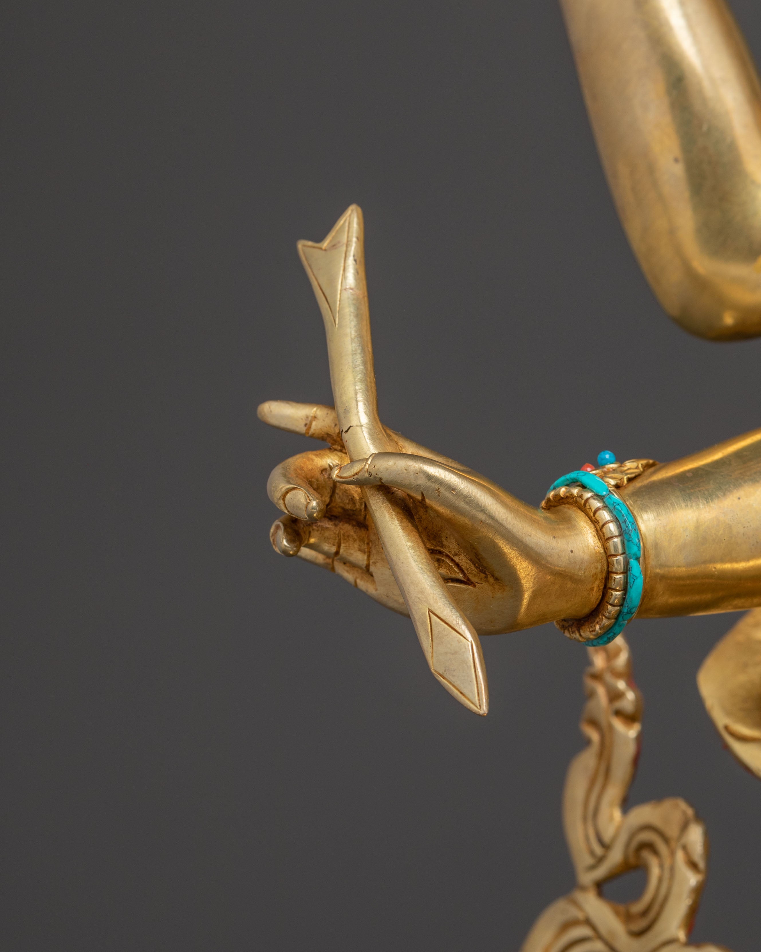 Namgyalma Divine Statue - Exquisite 24K Gold Gilded