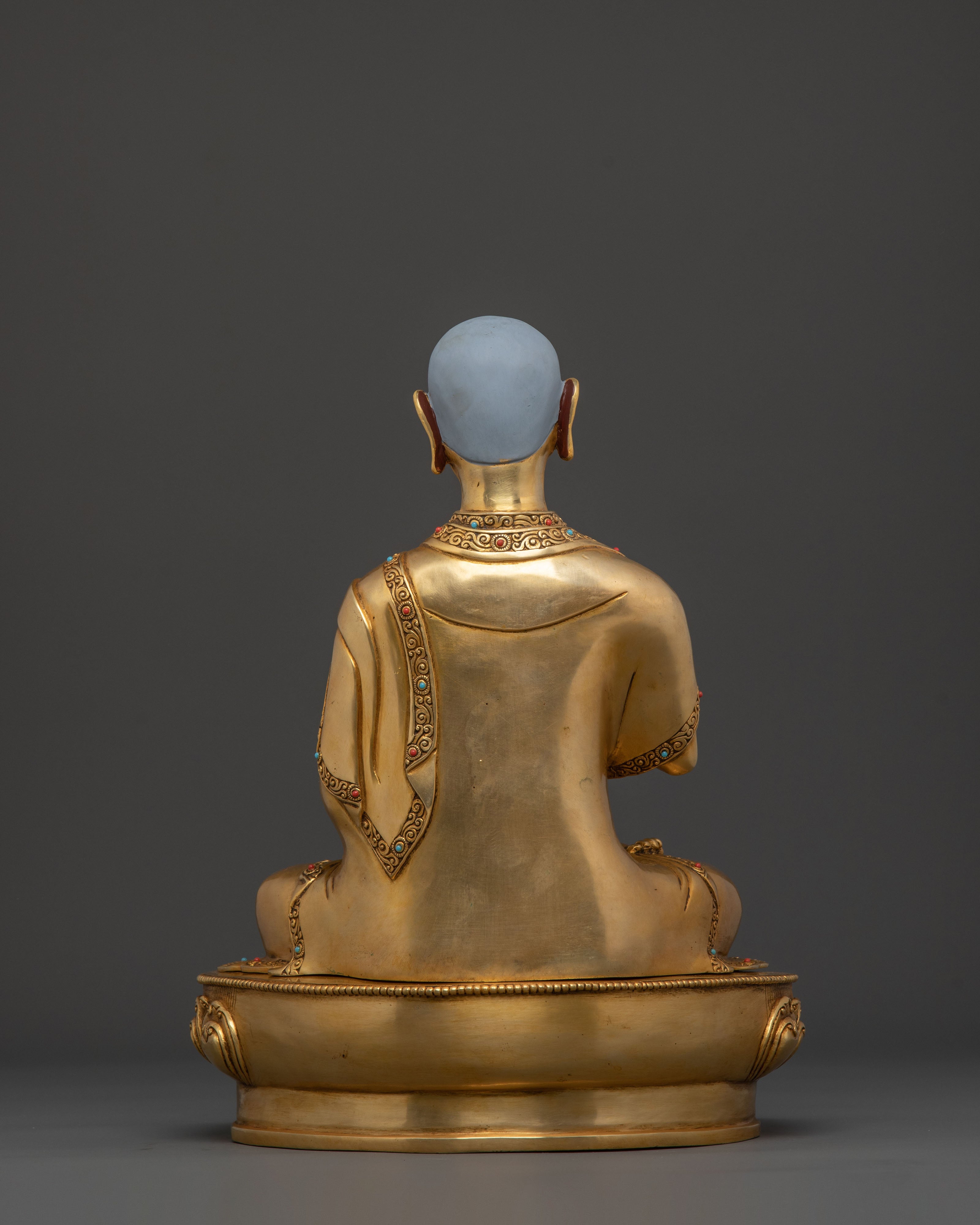 Tsongkhapa Statue with Disciples: Symbol of Wisdom