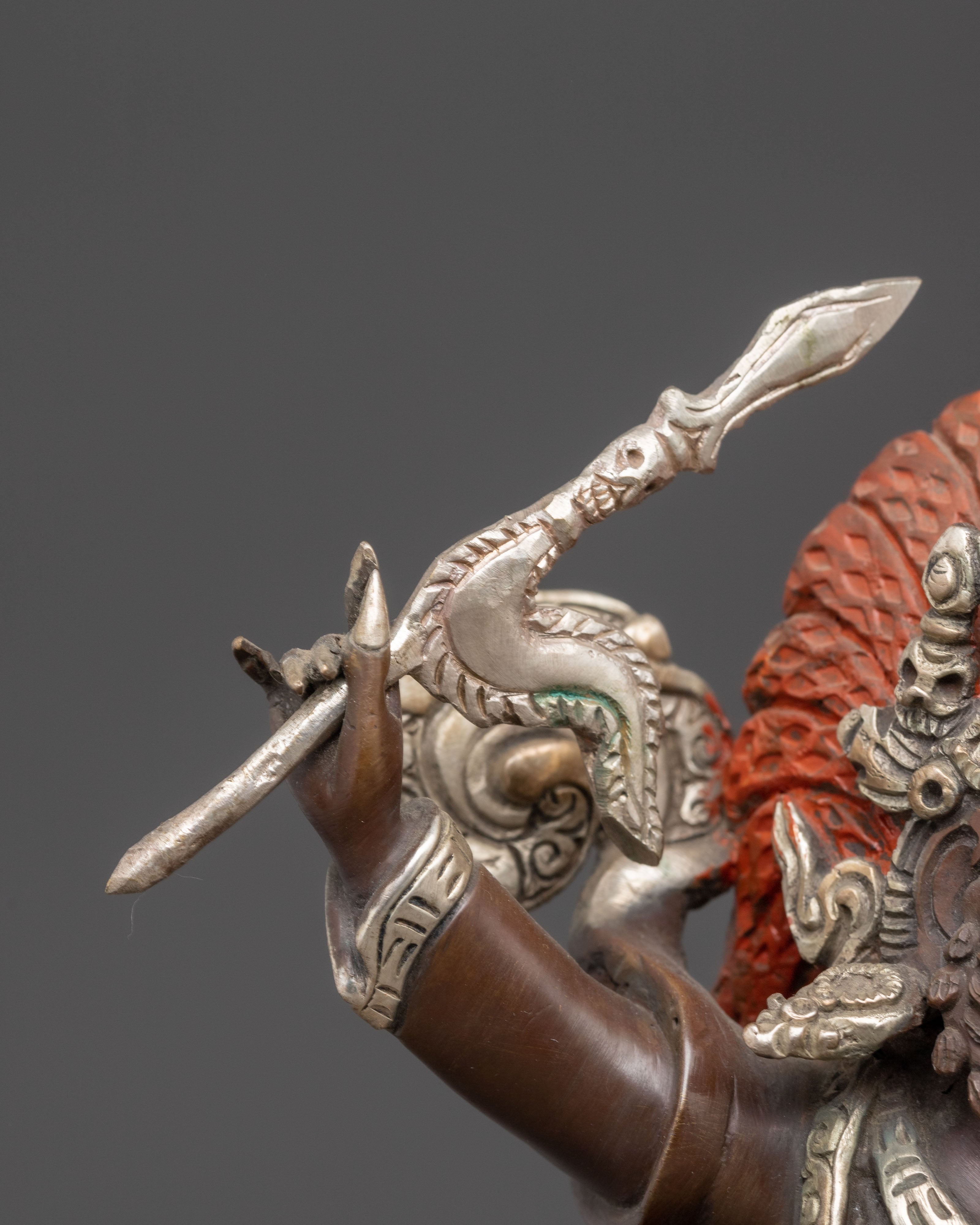 Handmade Naga Mahakala Statue | Wrathful Protector Deity