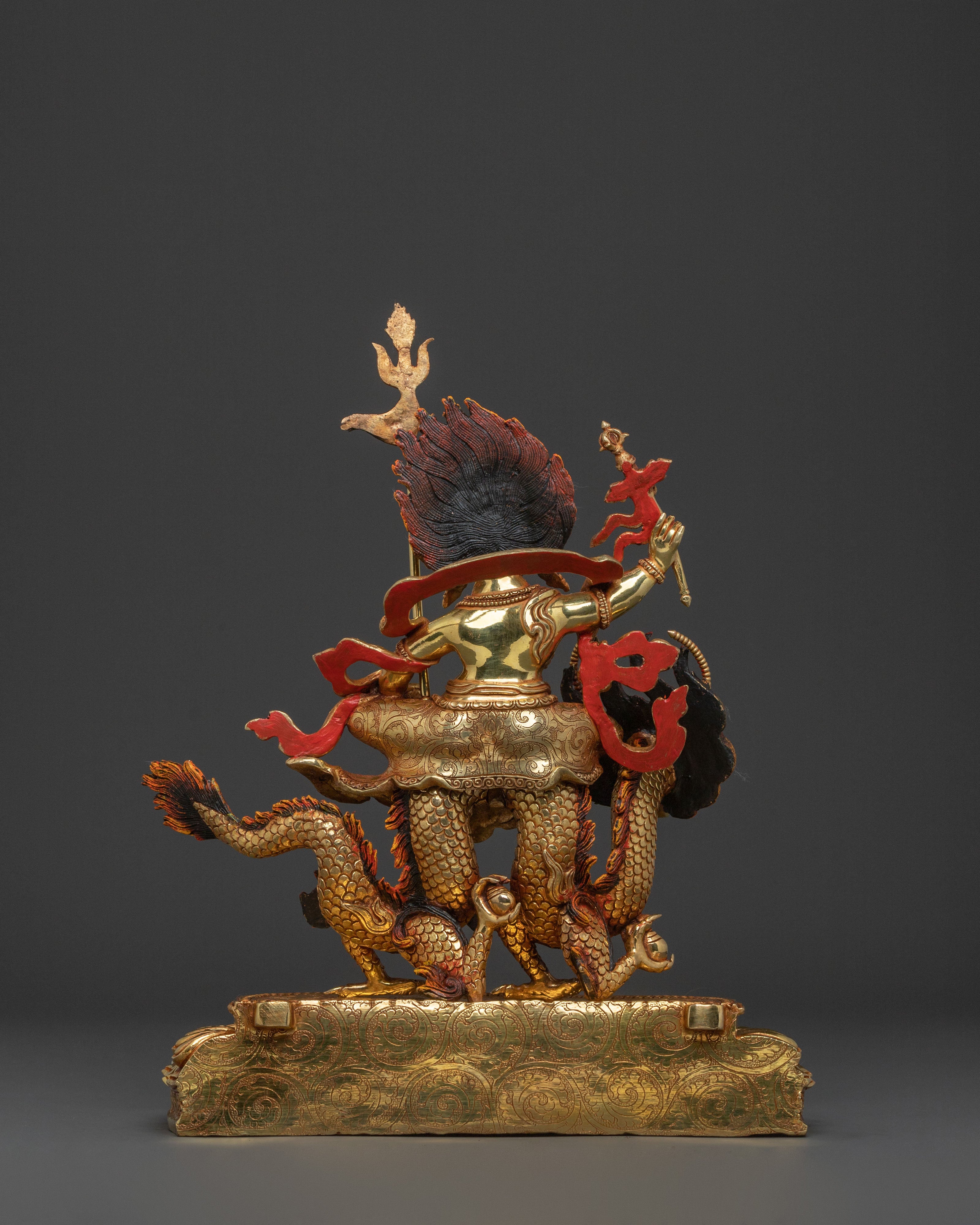 White Dzambhala Sacred Statue | Wealth God