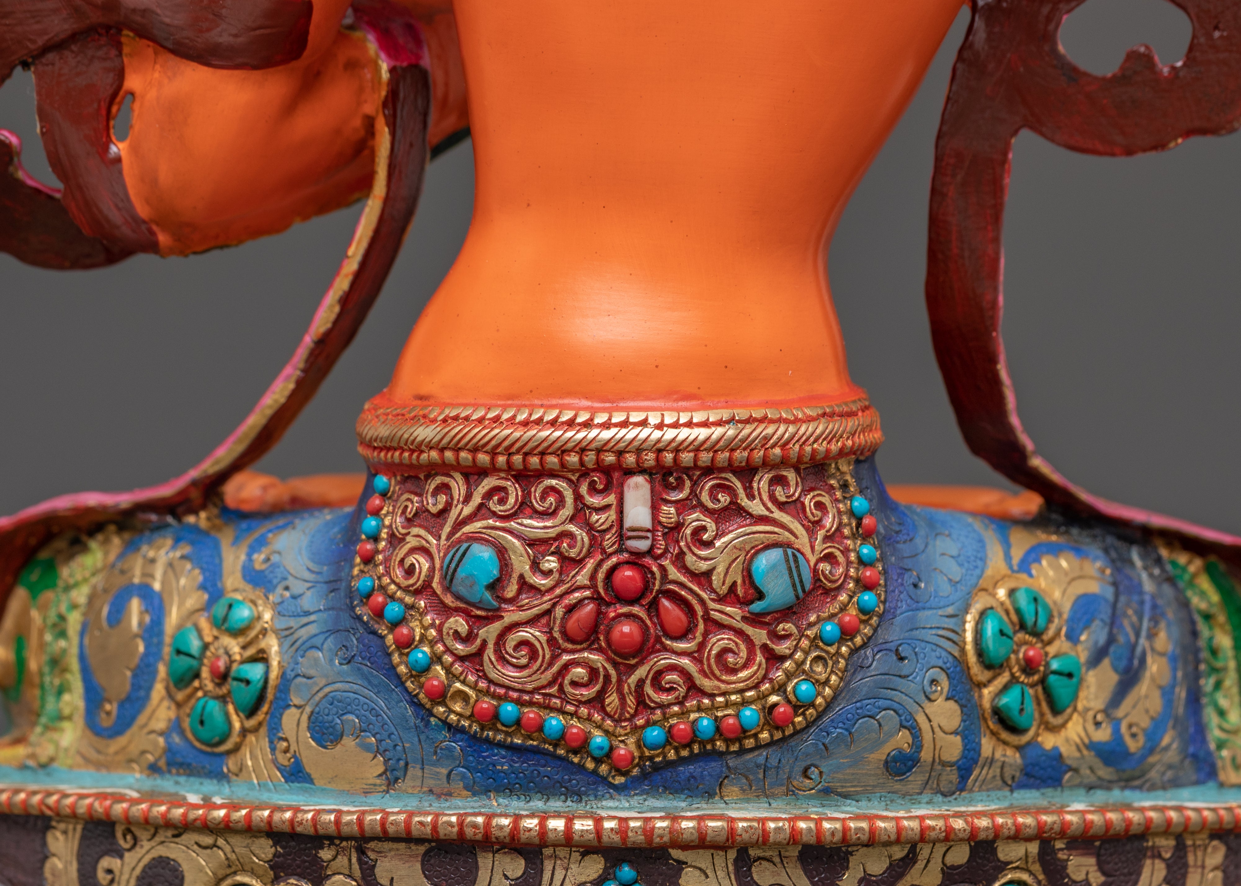 Himalayan Handcrafted Statue of Bodhisattva Manjushri