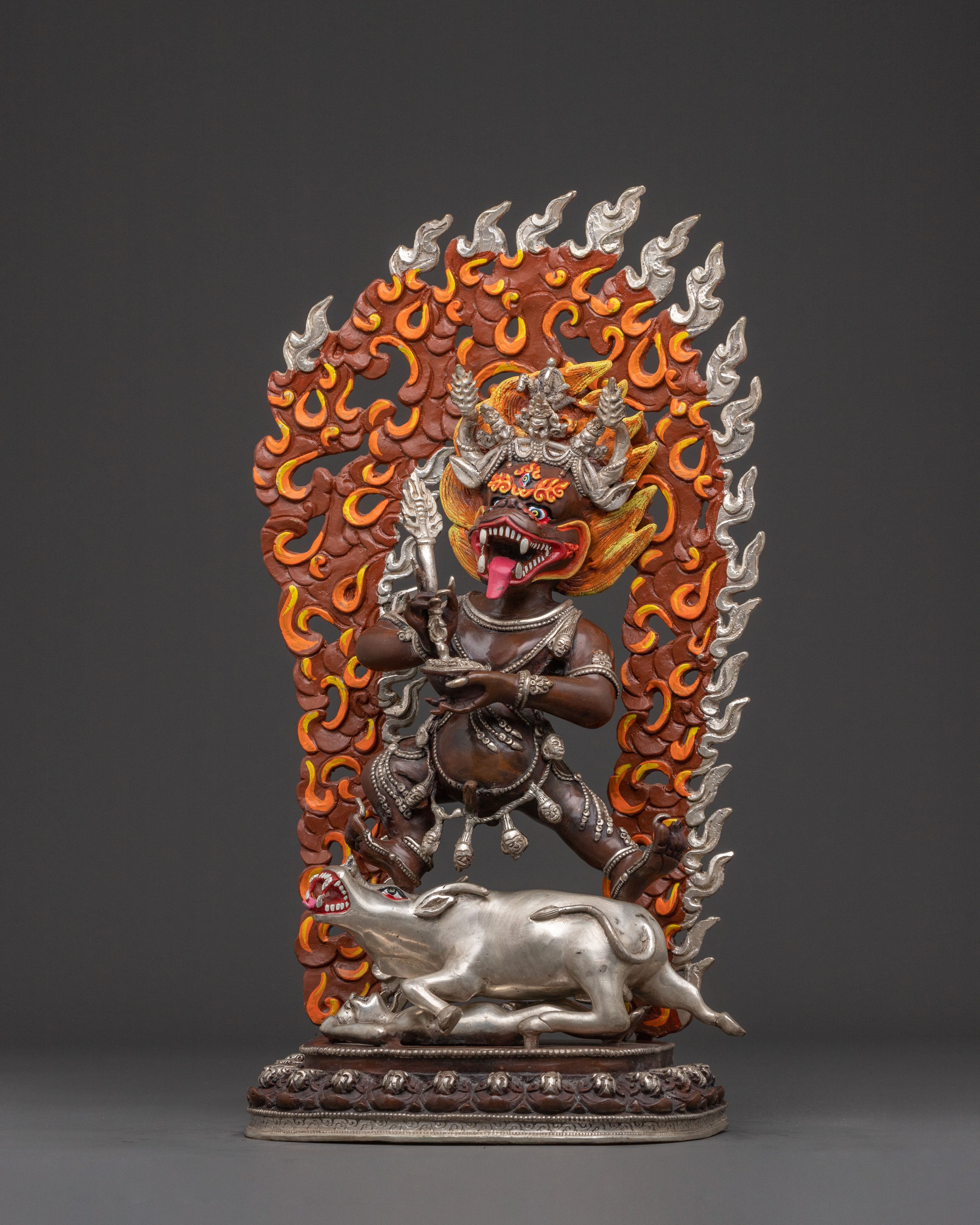 Yamantaka Sacred Copper Statue