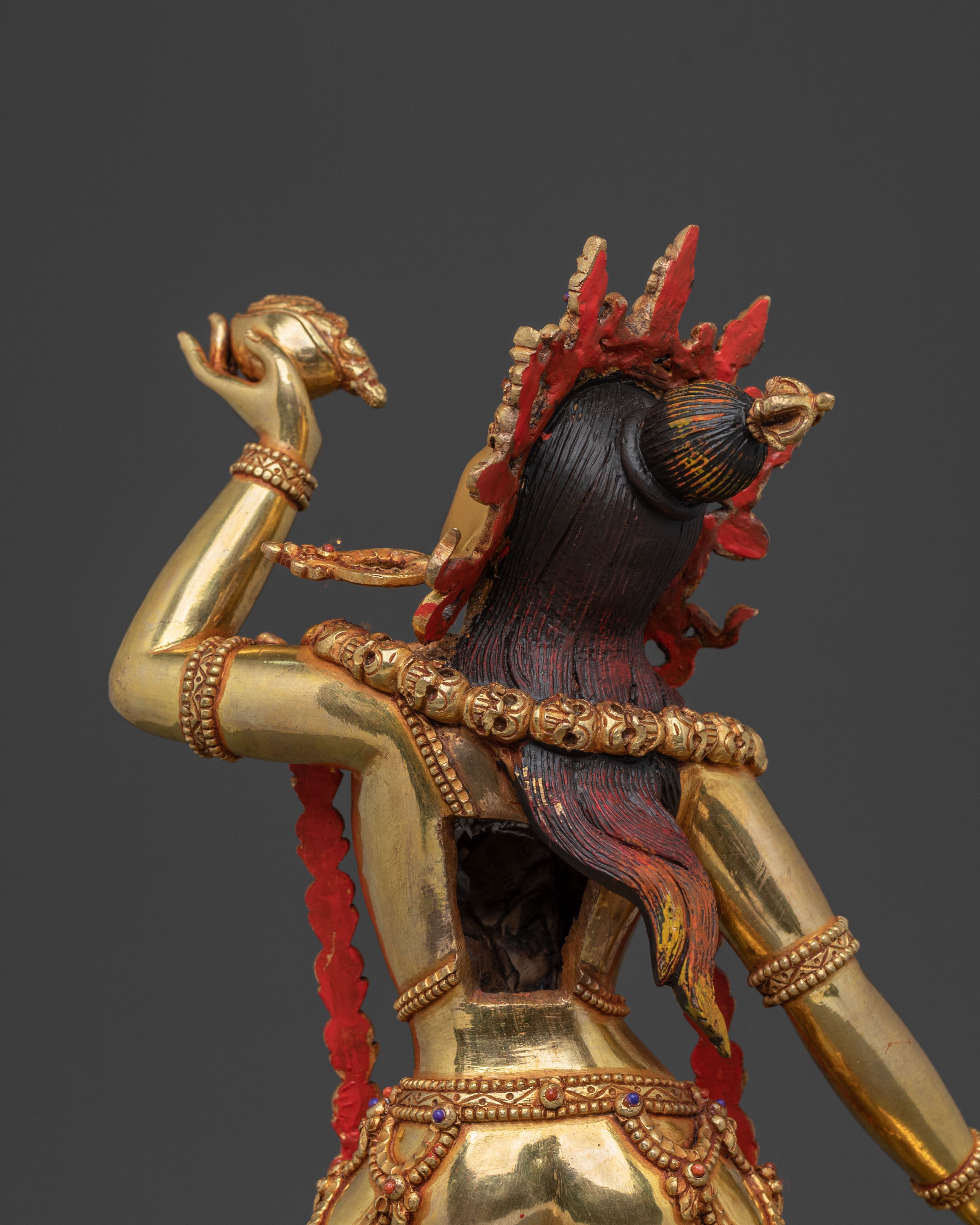 Vajrayogini Statue | 24K Gold Gilded Goddess