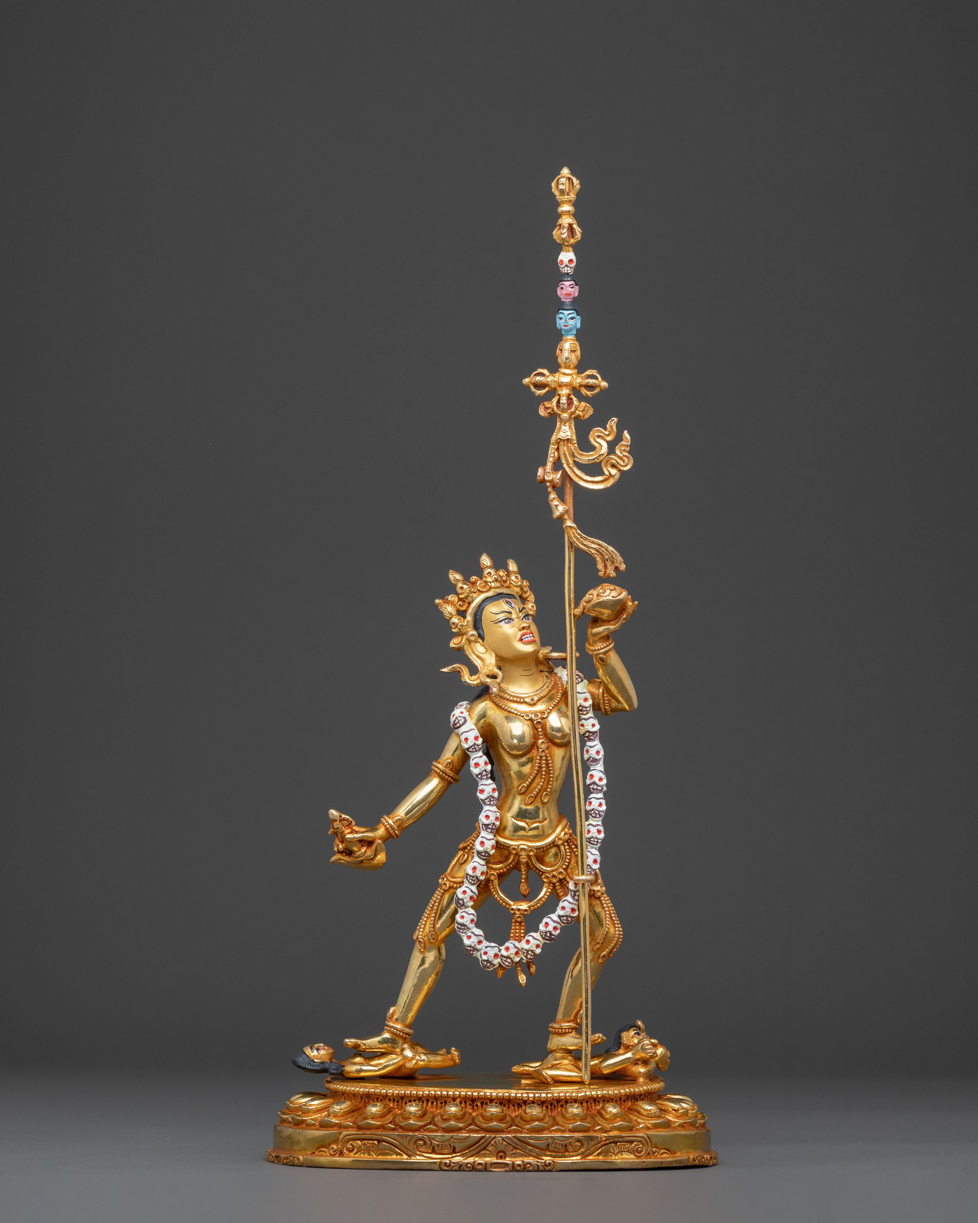 Vajrayogini Golden Statue – Handcrafted Radiance