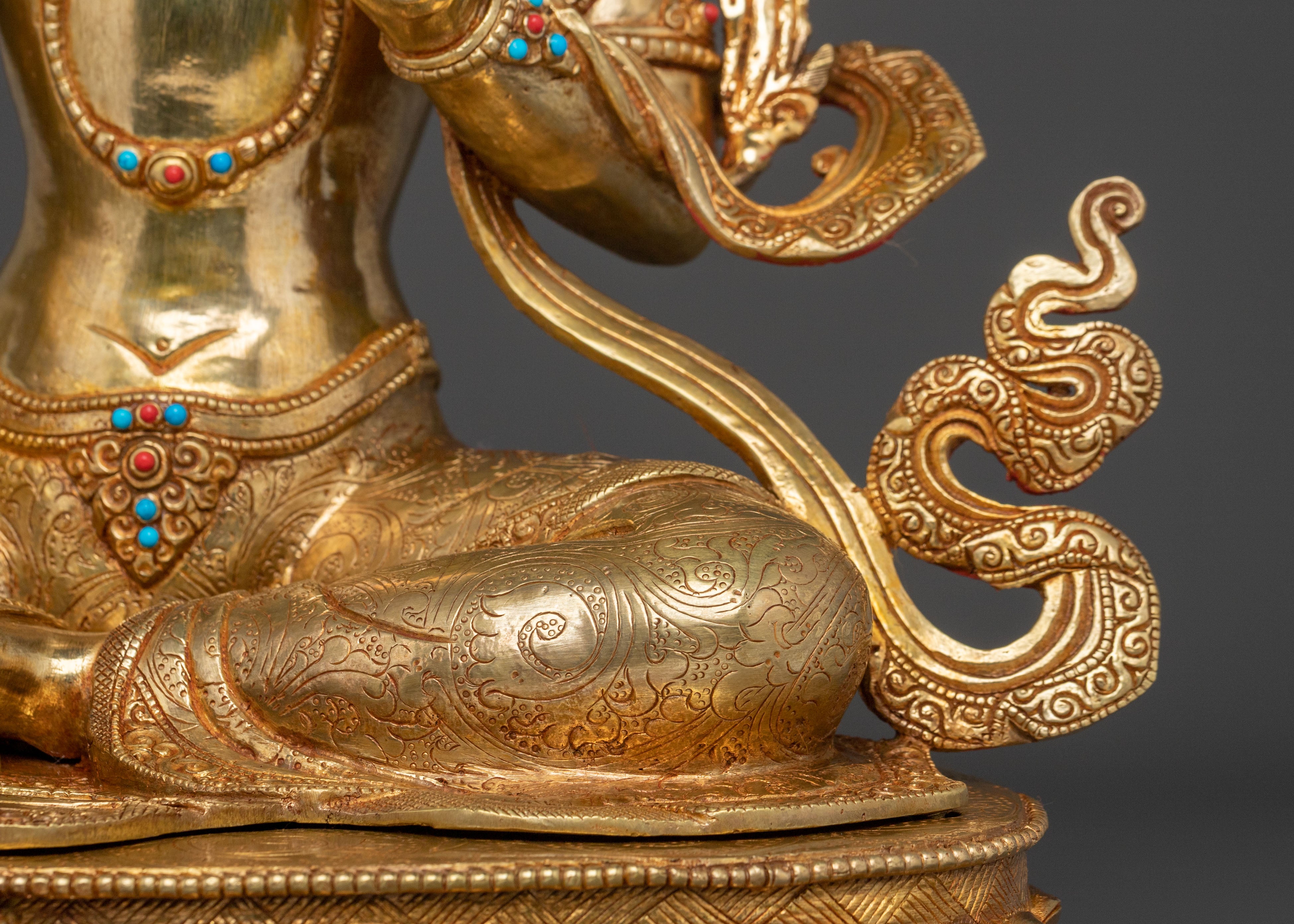 Goddess Green Tara Sacred Sculpture | Buddhist Goddess of Compassion