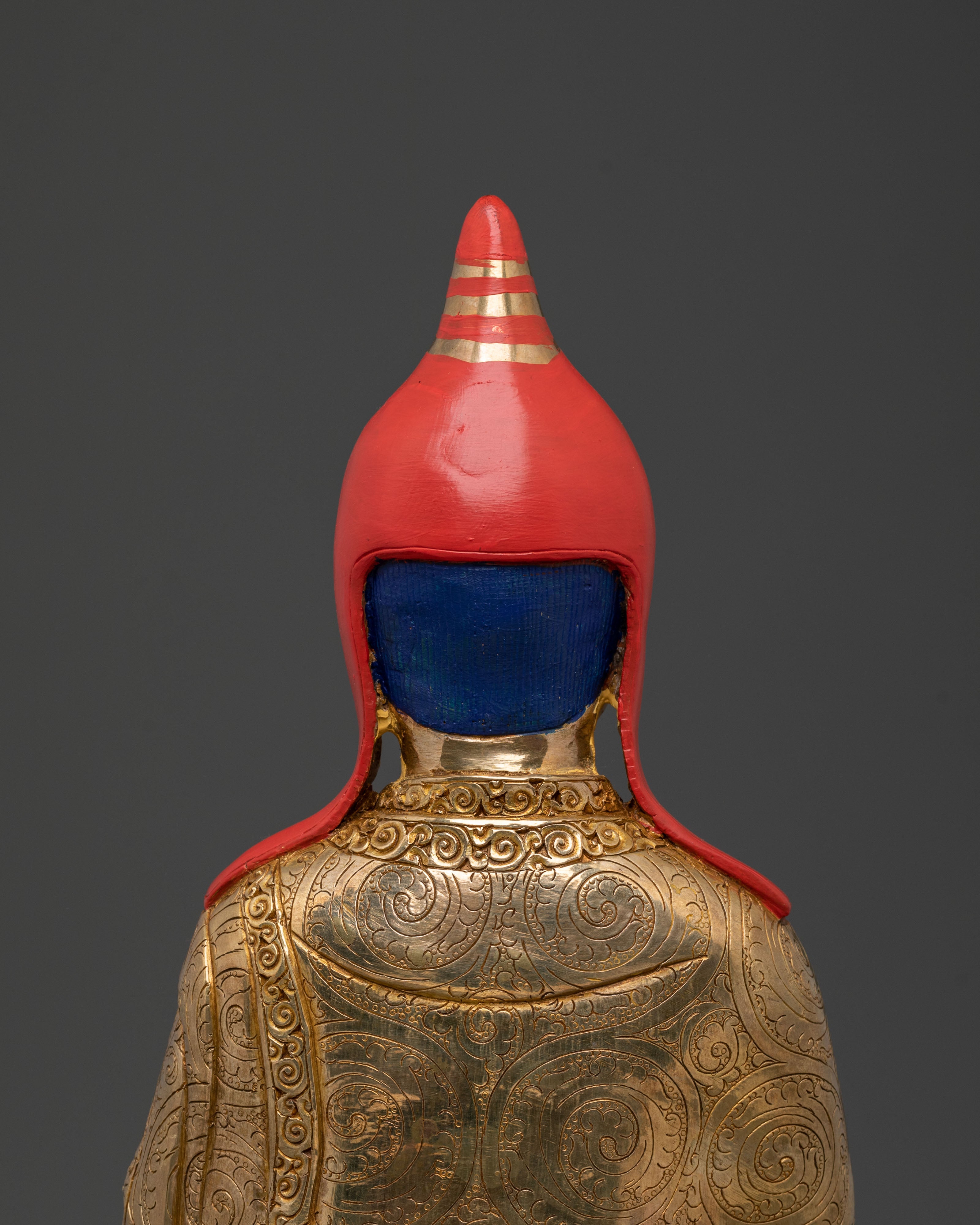 Atisa Statue | Exquisite 24K Gold Gilded Masterpiece