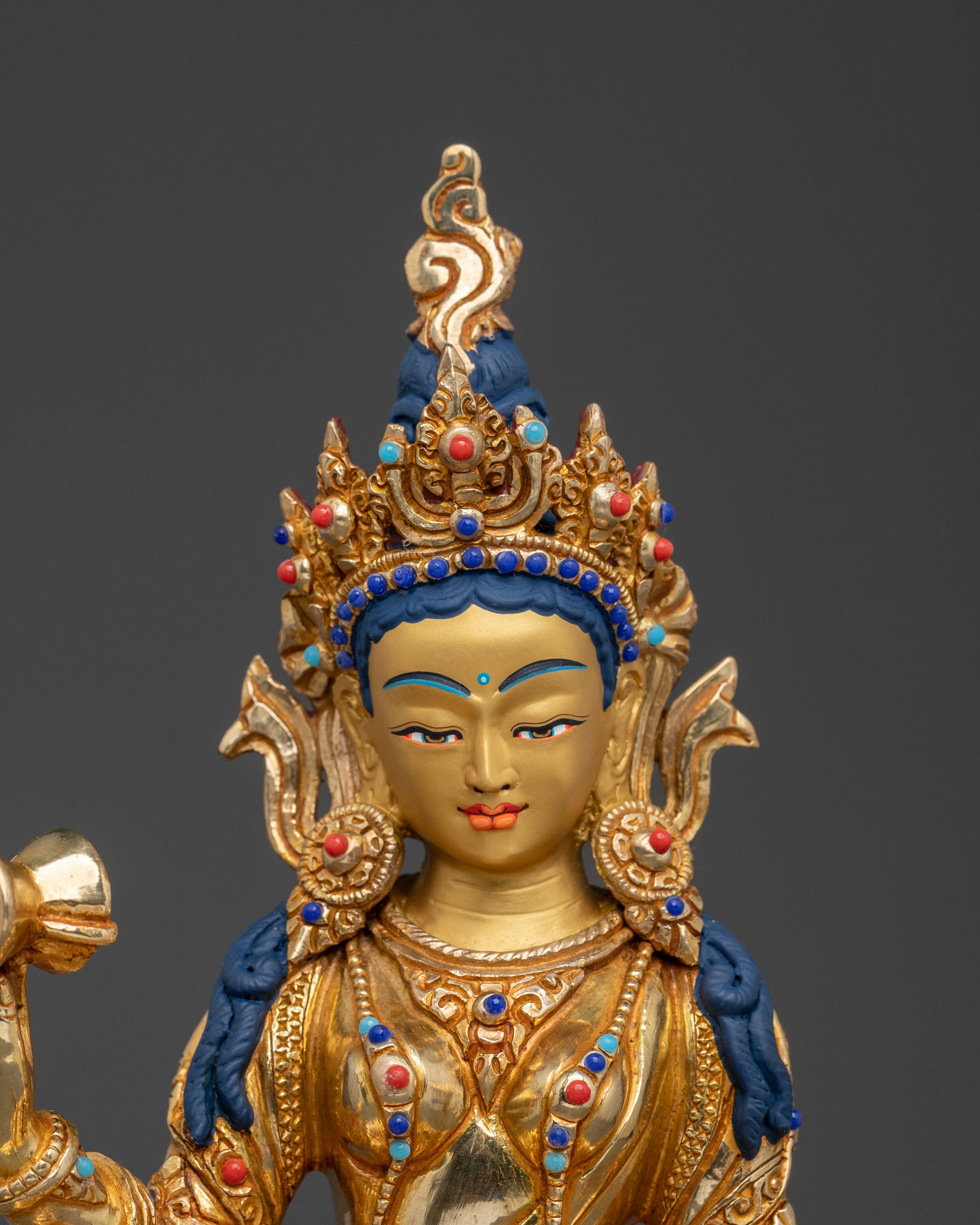 Sitting Machig Labdron Statue | Spiritual Figurine