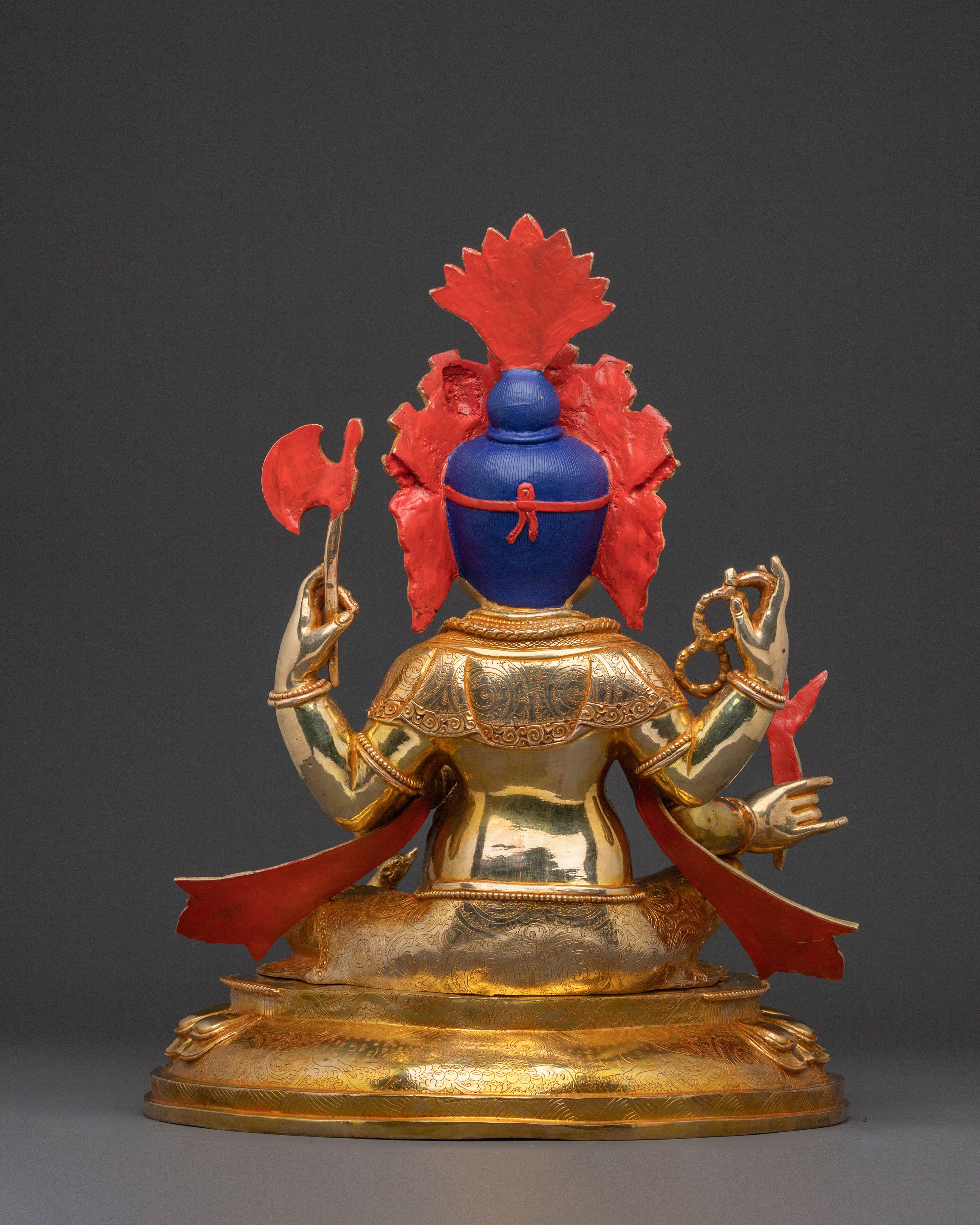 God Ganesh Traditional Golden Statue For