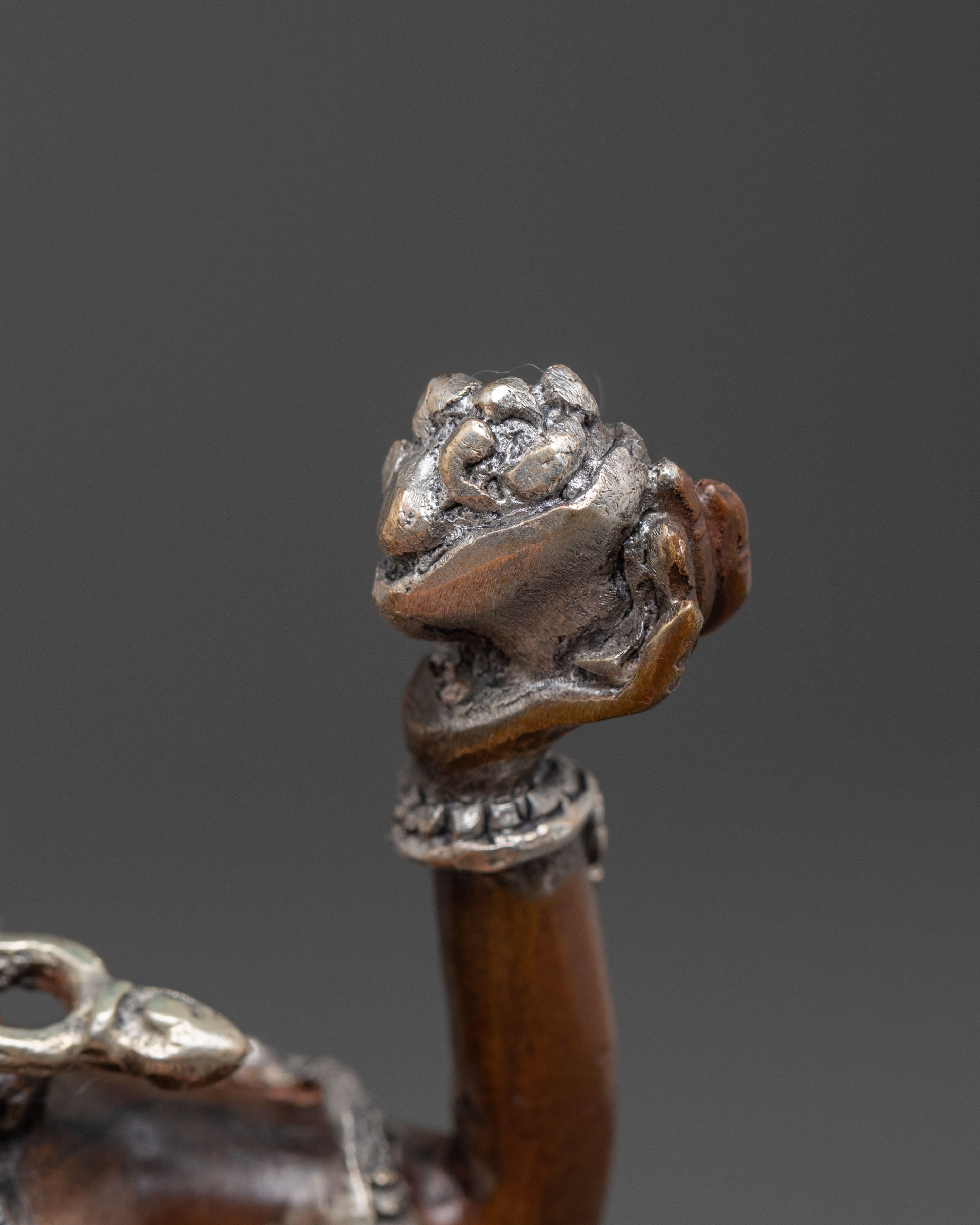 Chakrasambhara Spiritual Statue: Oxidized Tantric Deity