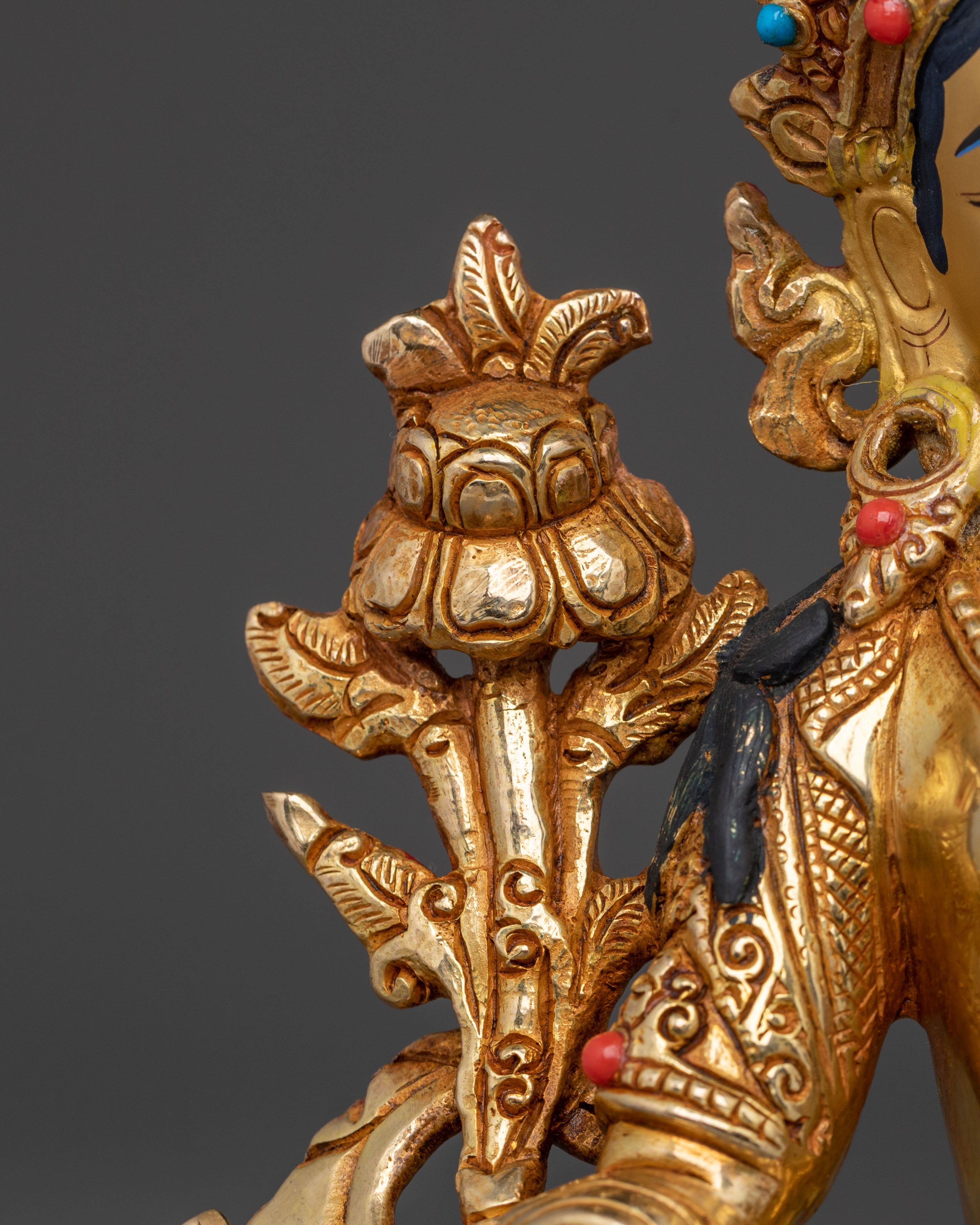 Green Tara Sacred Statue: Handcrafted in Nepal