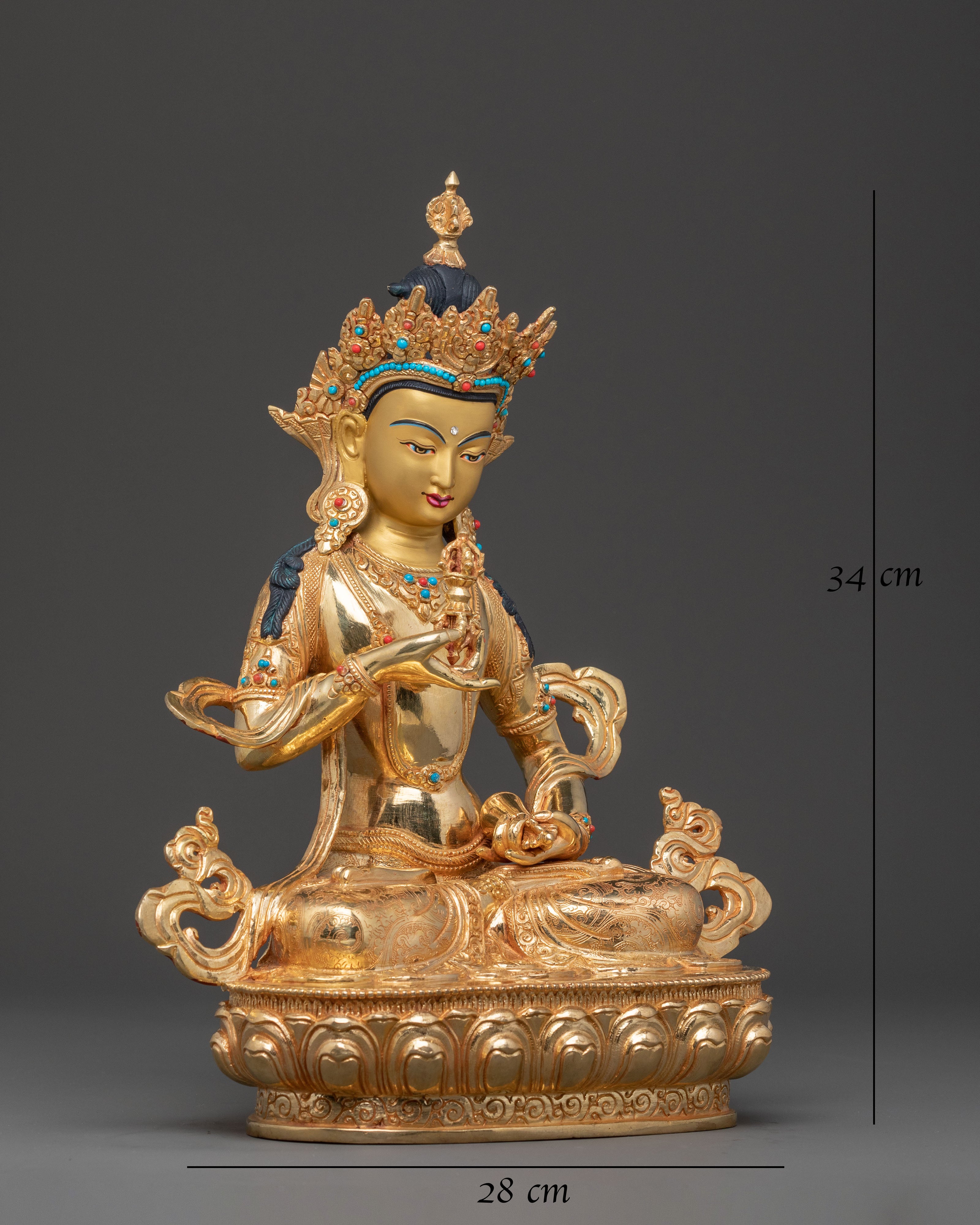 Handcrafted Vajrasattva Statue | Sacred Protector