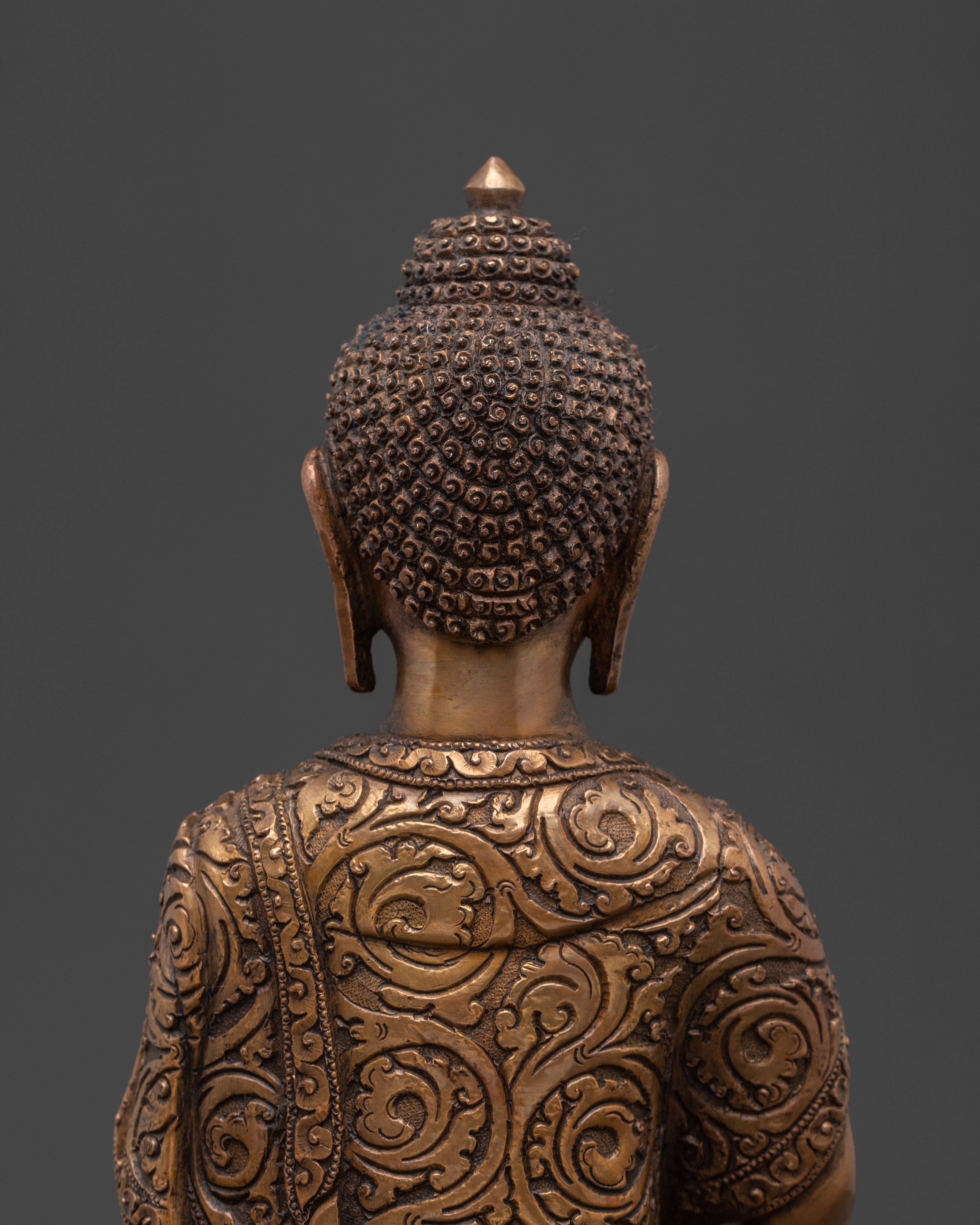 Amitabha Buddha Copper Statue | Beacon of Salvation