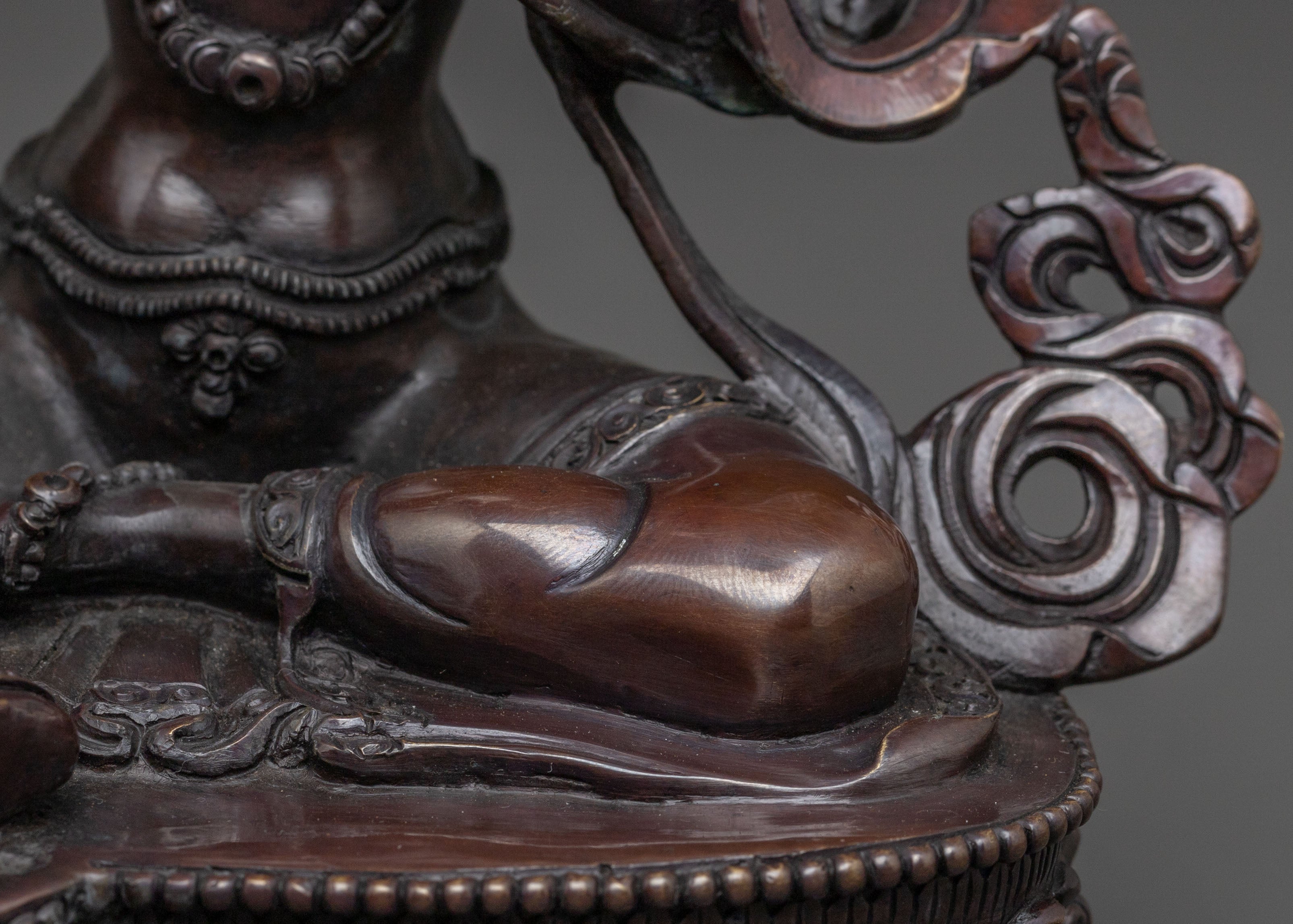 Green Tara Statue | Handcrafted Oxidized Copper Art