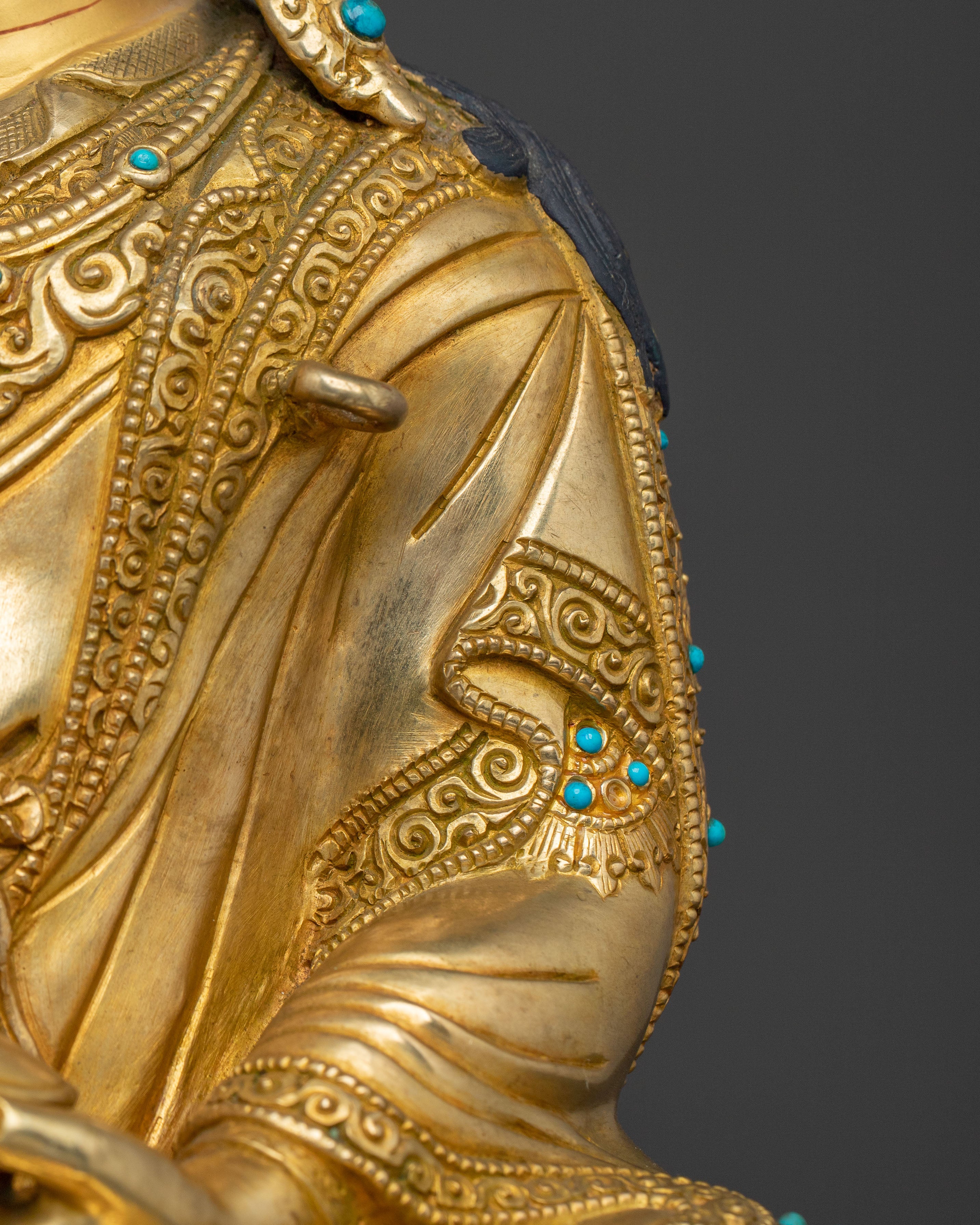 Spiritual Guru Rinpoche Sculpture for Meditation and Altar Spaces