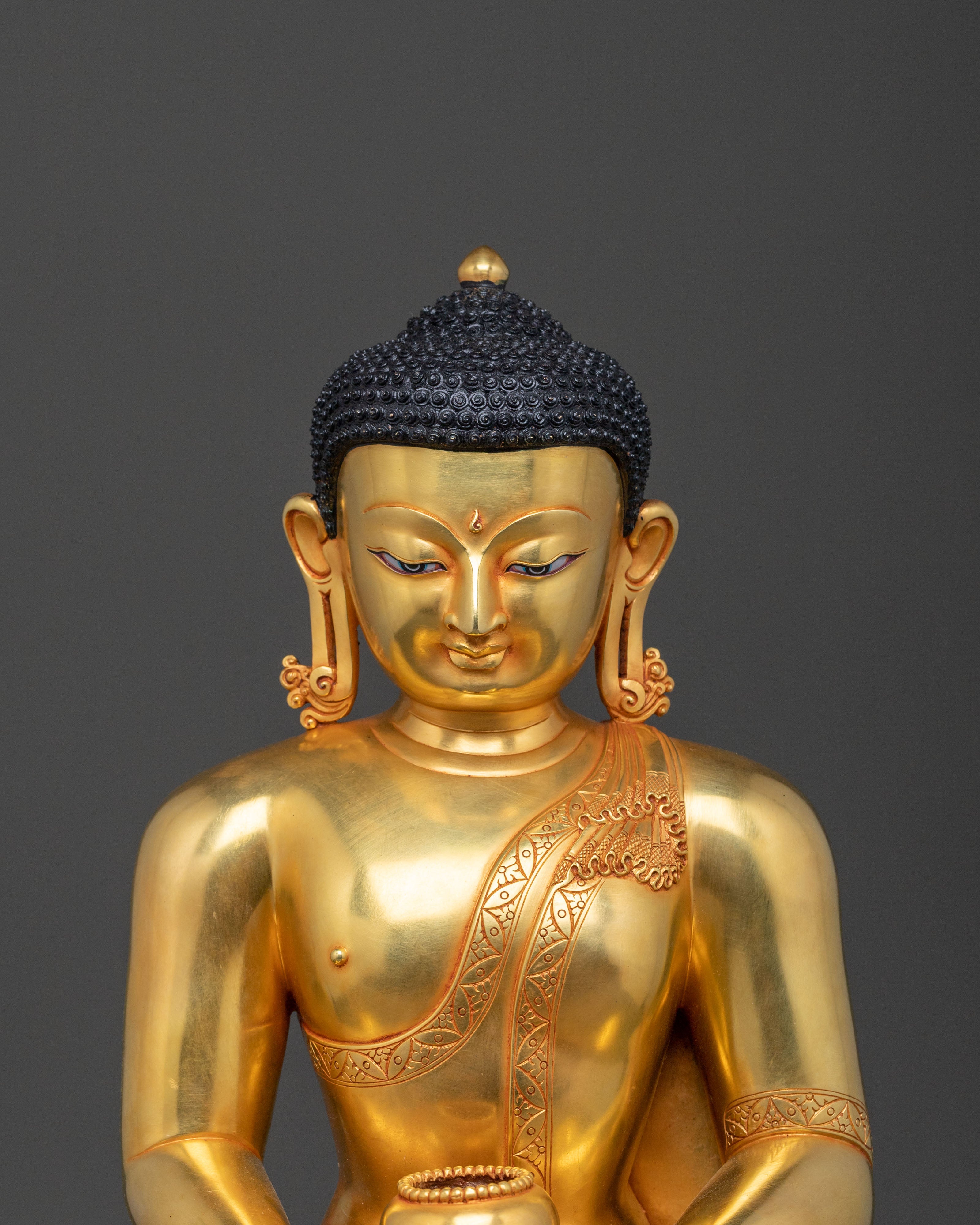 Handcrafted Amitabha Buddha Spiritual Statue for Decor