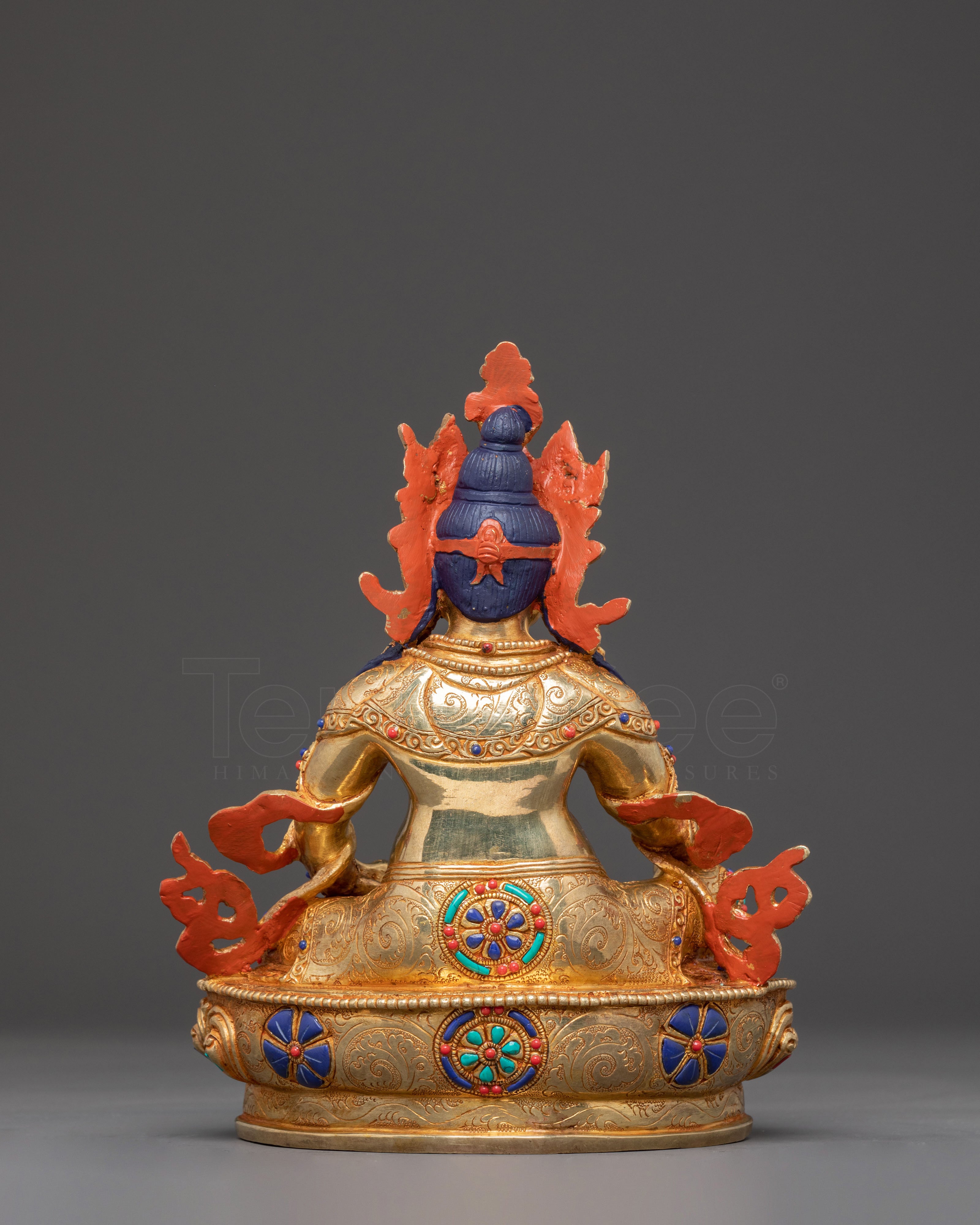 Golden Dzambhala Copper Statue | Guardian of Wealth