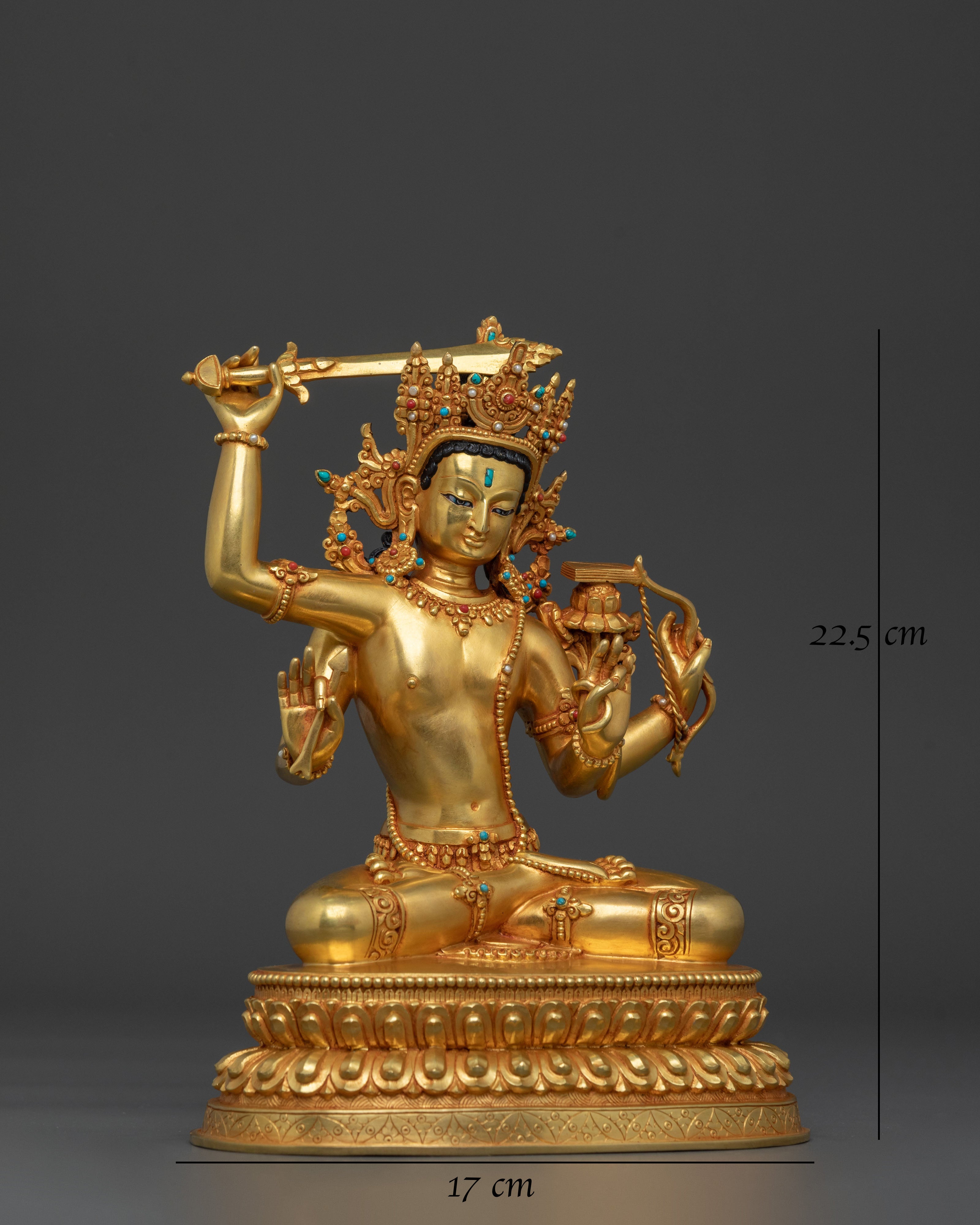 Maha Manjushri Statue | Wisdom Bodhisattva