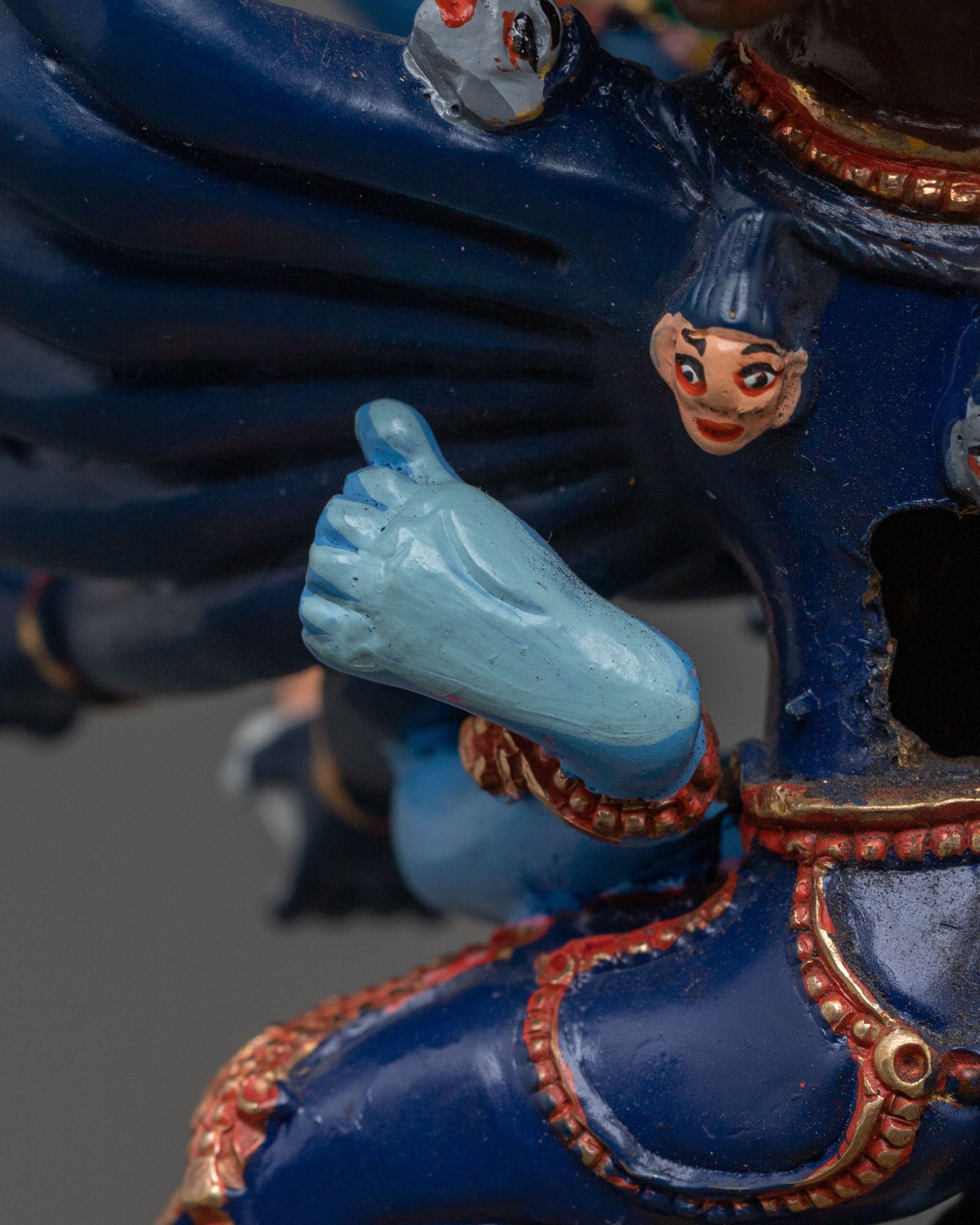 Hevajra Sacred Sculpture: Buddhist Altar Sculpture