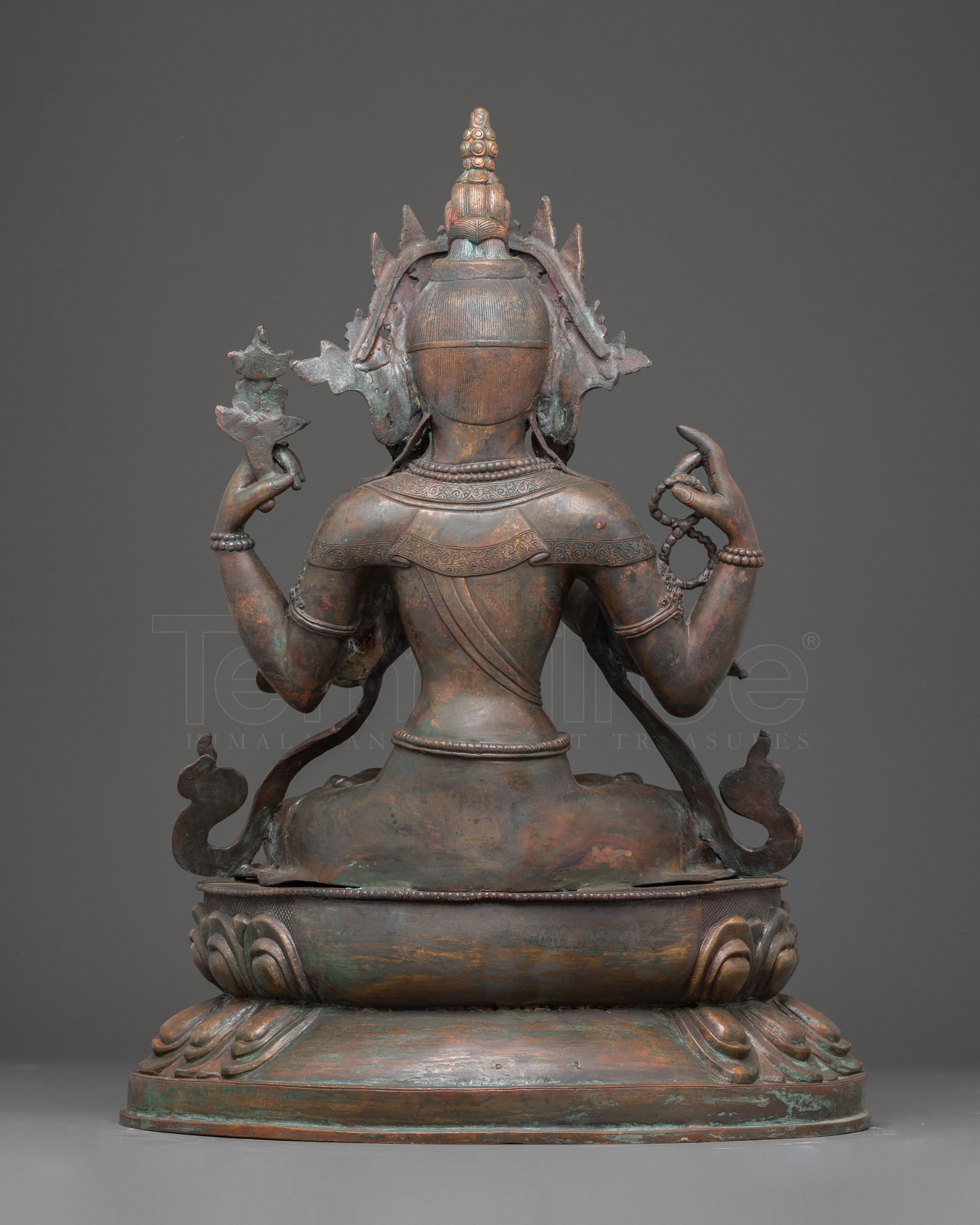 Handmade Chenrezig Statue of Wisdom | Bodhisattva Avalokiteshvara Sculpture