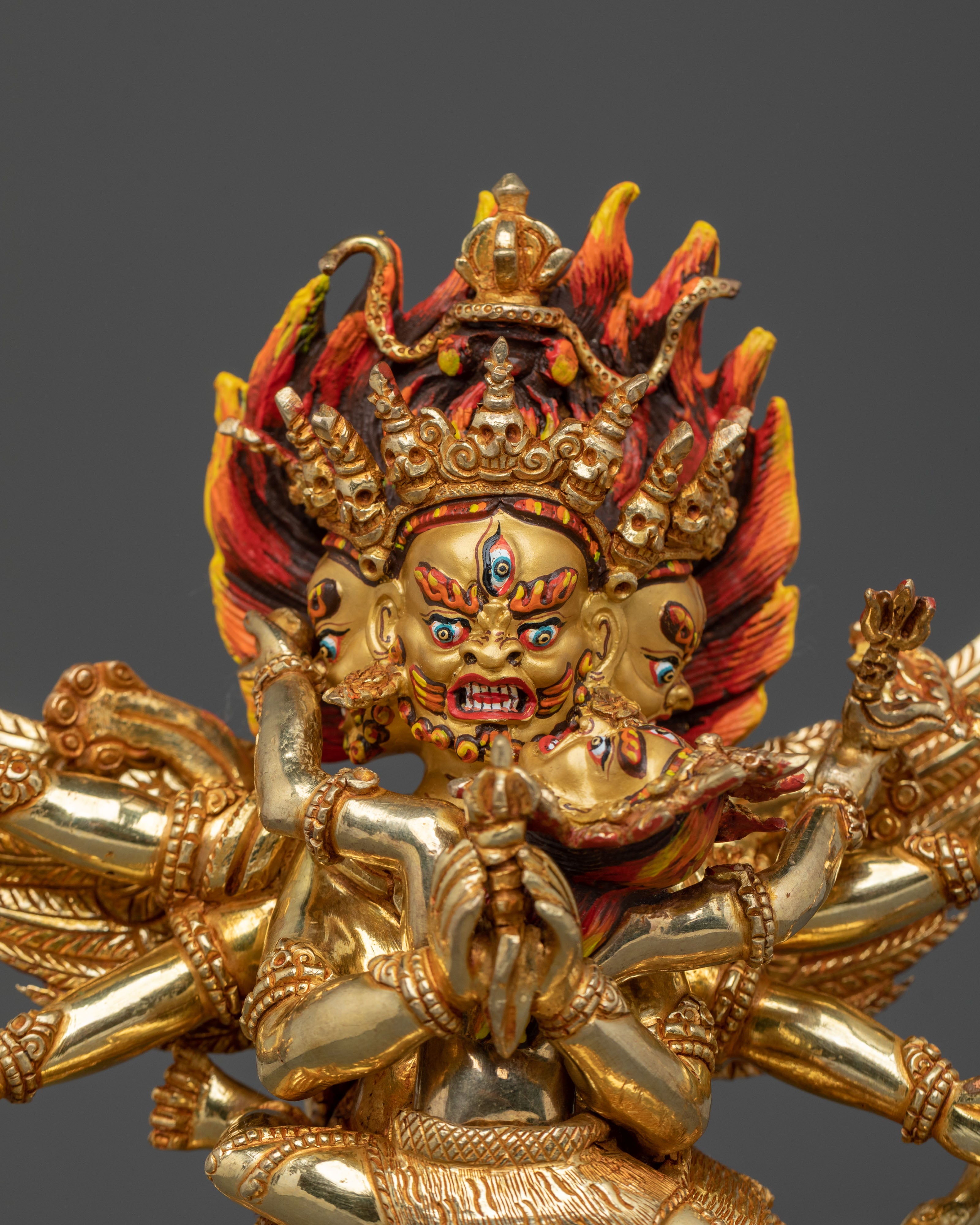 Vajrakilaya Vajra Dagger Deity Statue