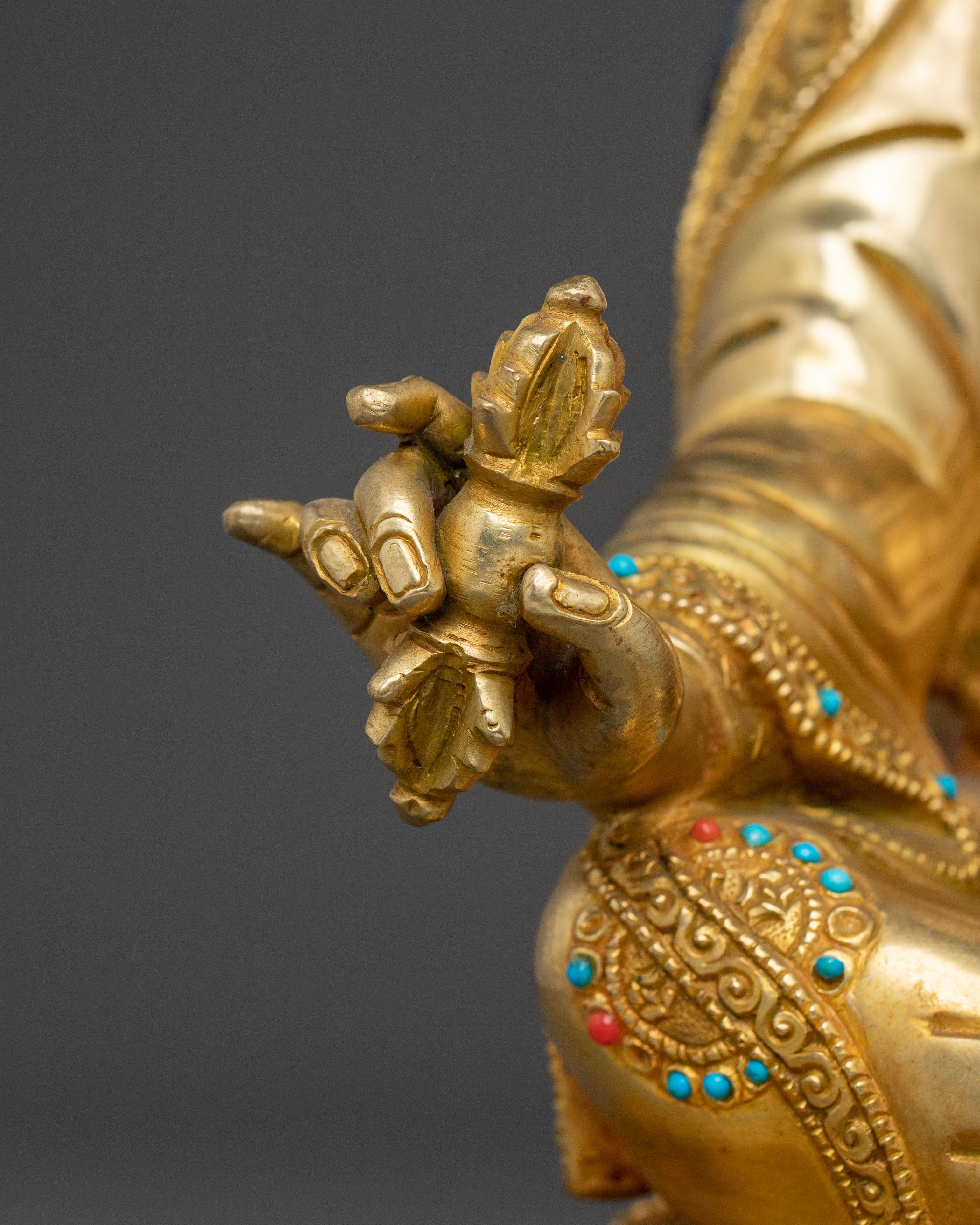 Spiritual Guru Rinpoche Sculpture for Meditation and Altar Spaces