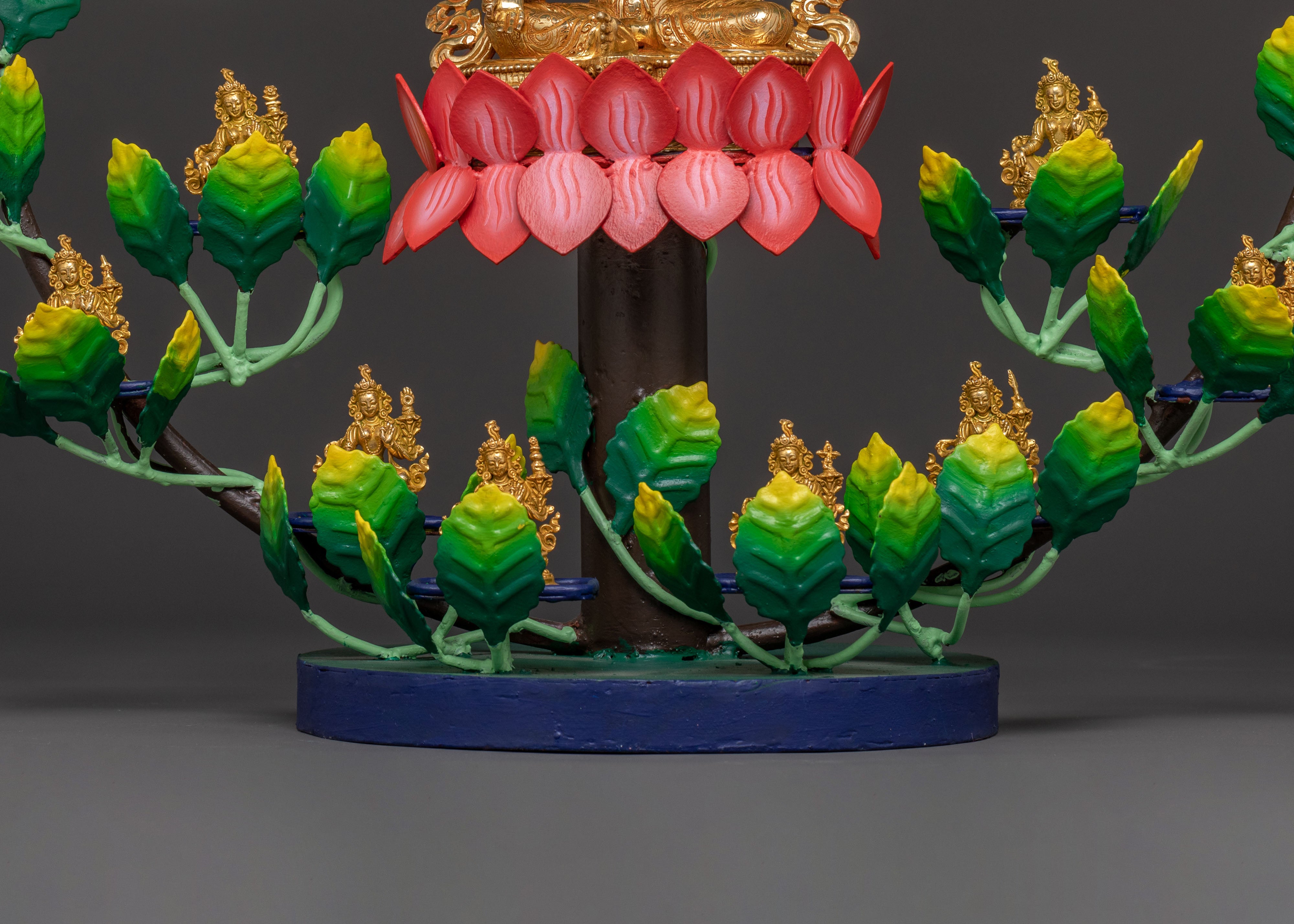 21 Tara Spiritual Statue Set | 24k Gold Gilded Figures