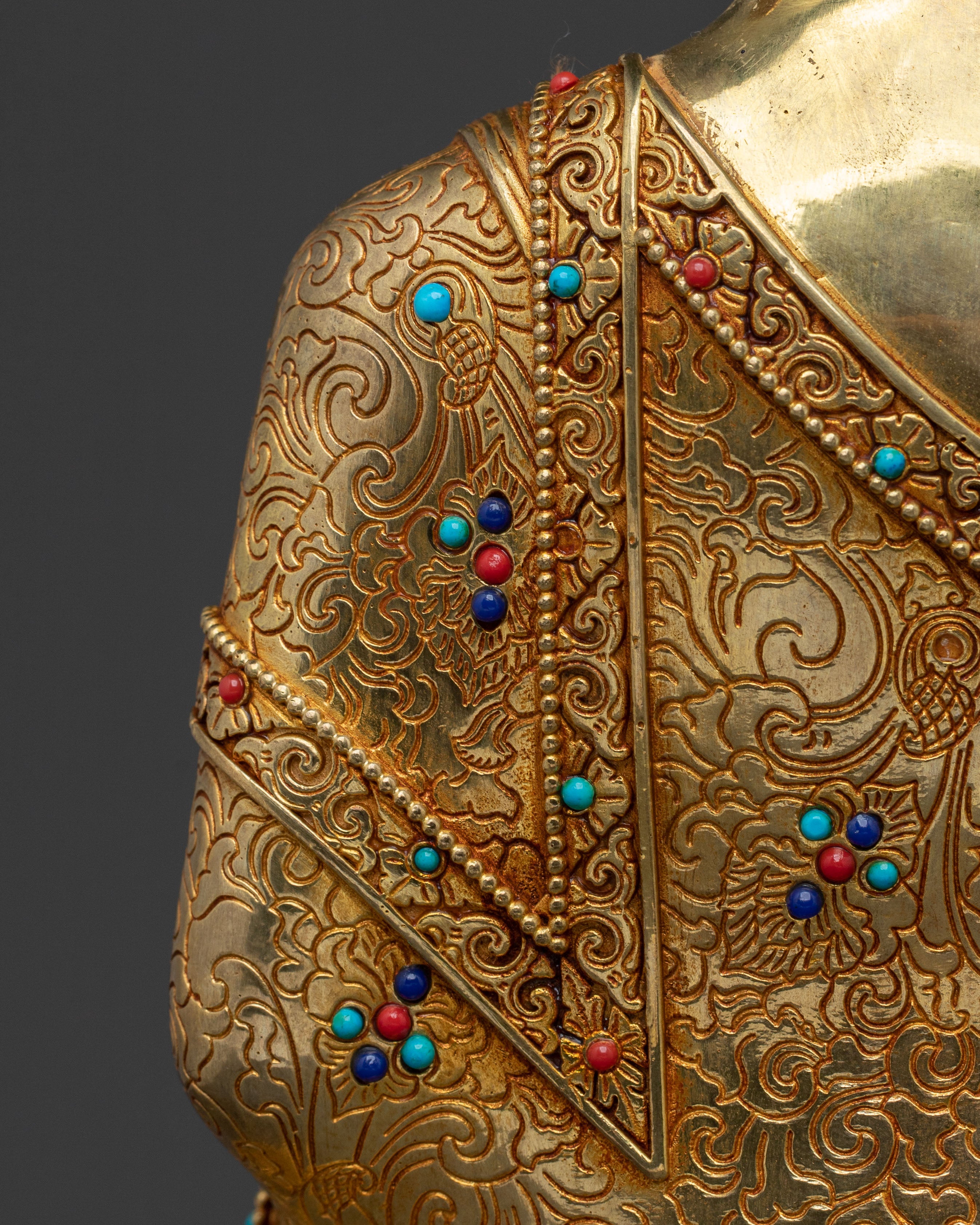 Lord of Lapis Lazuli Medicine Buddha | 24K Gold Gilded