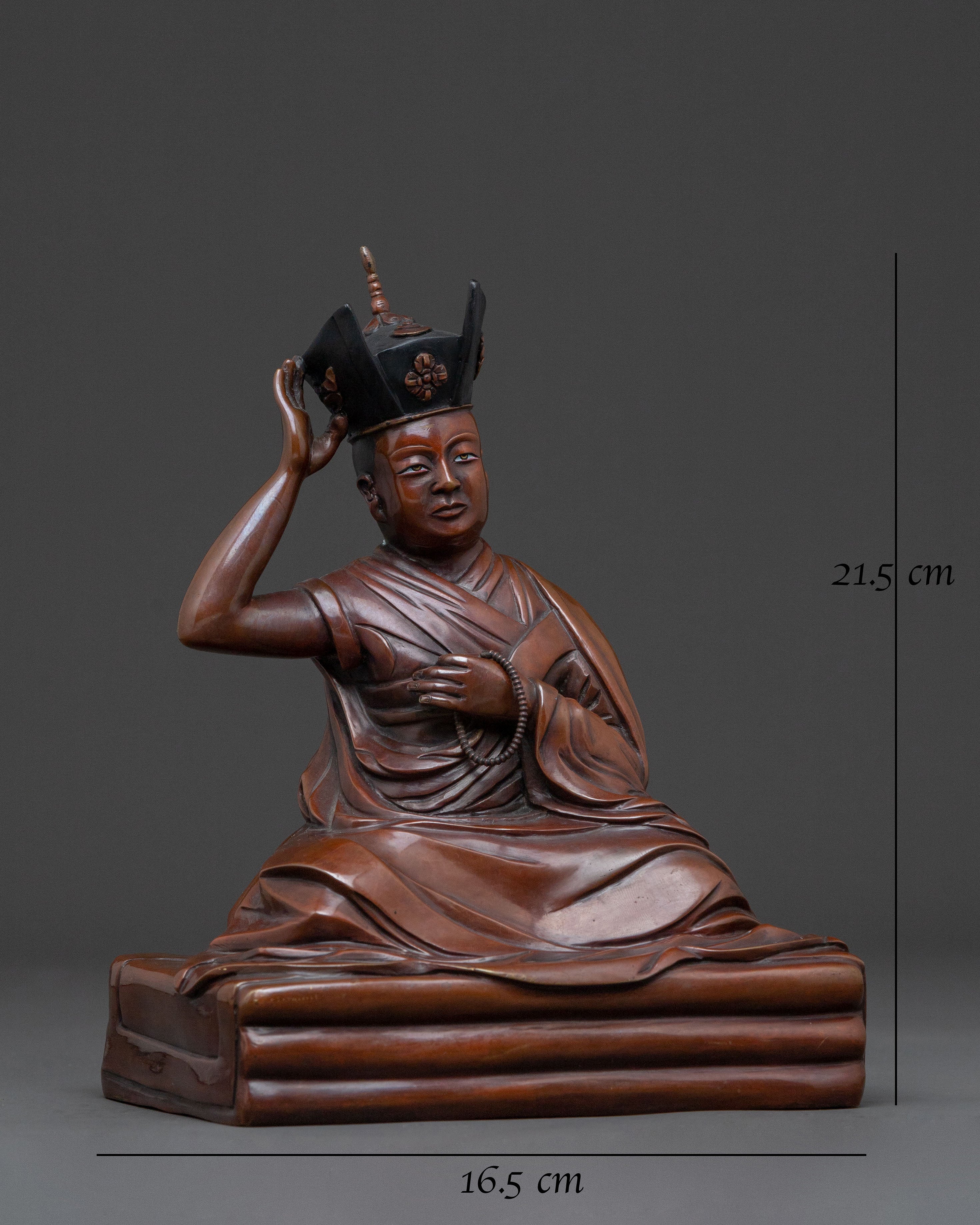 Karmapa Sacred Copper Statue | Spiritual Head