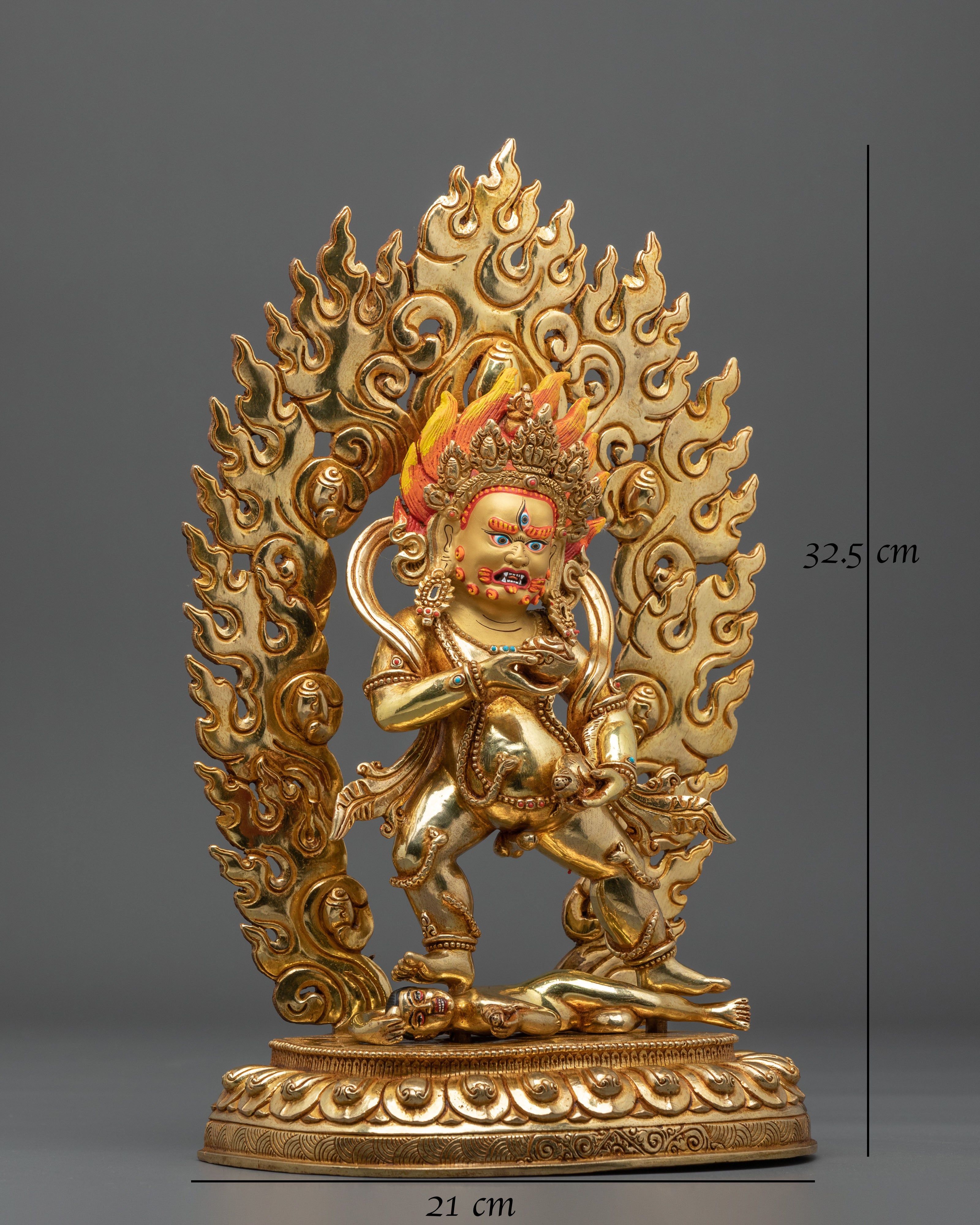 Black Dzambhala Statue | Sacred Buddhist Protector