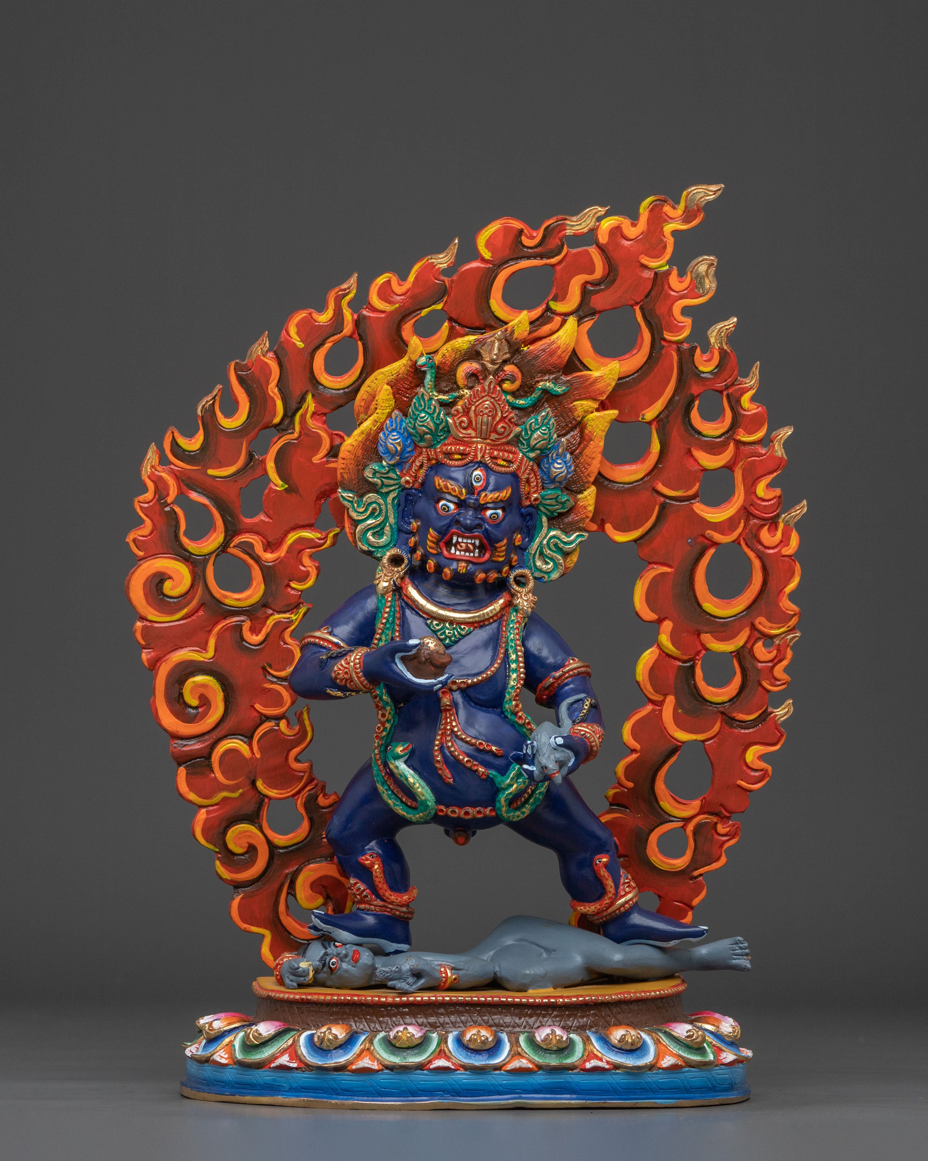Black Dzambhala Statue