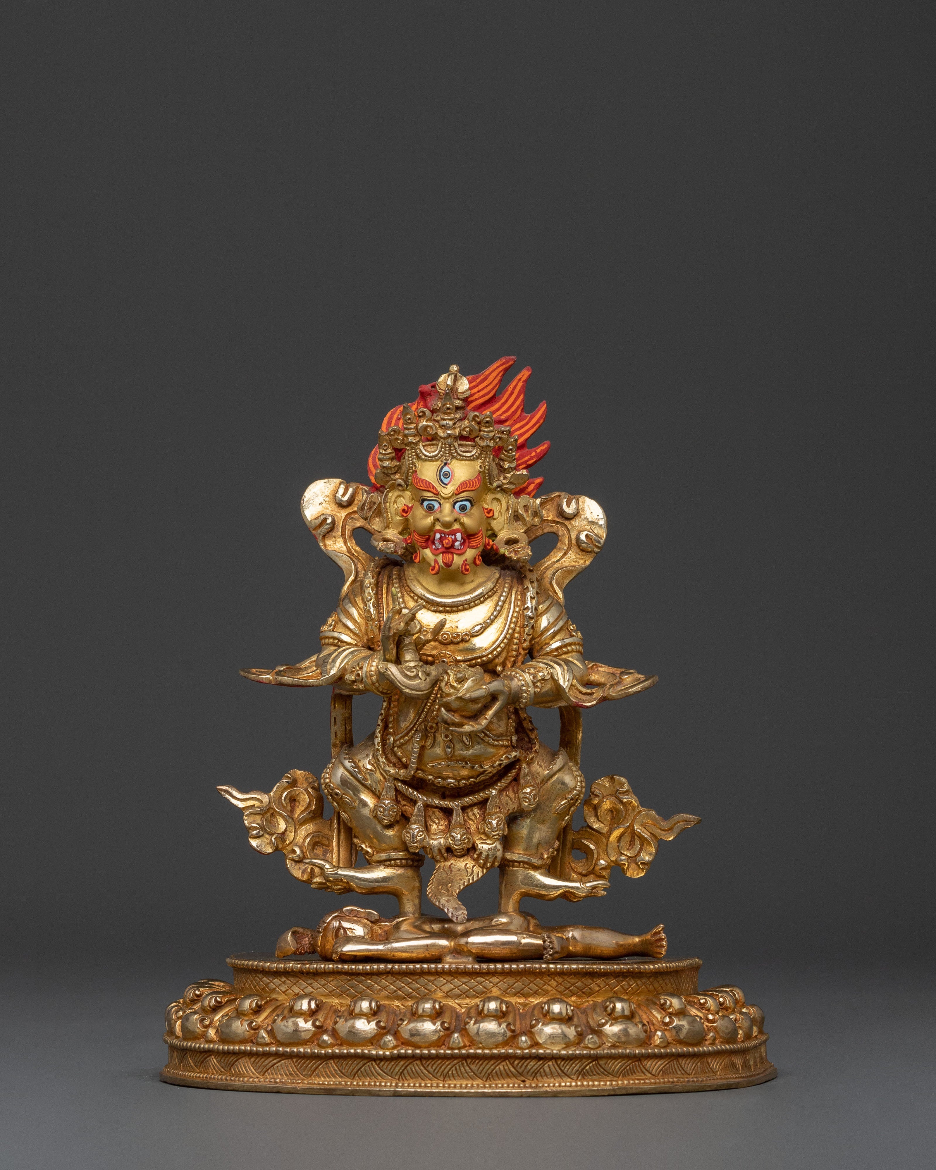 Guardian Figurine of Shakya Mahakala | Sacred Tibetan Protector