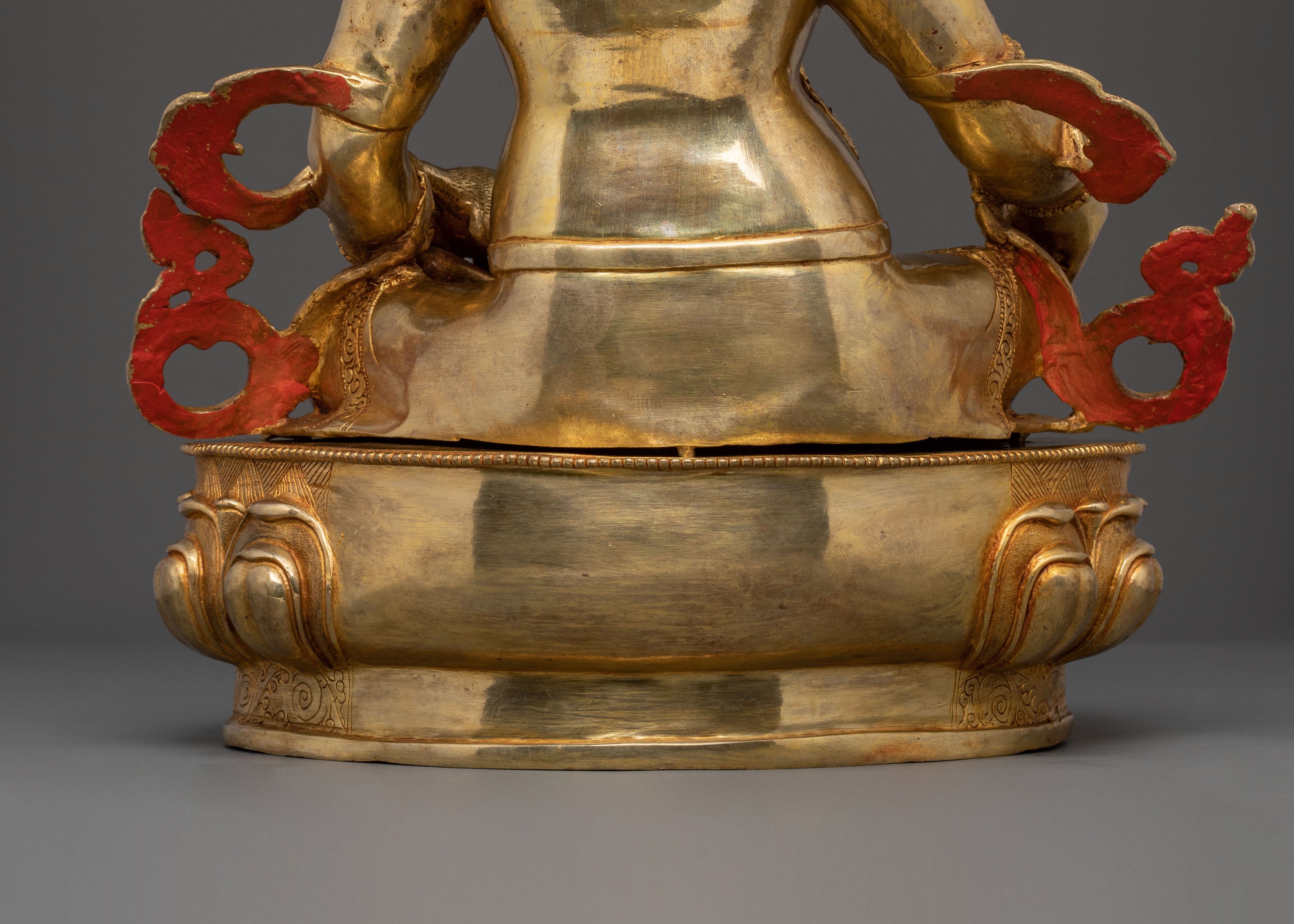 Dzambhala Statue of Sacred Wealth | Buddhist Wealth Deity Sculpture