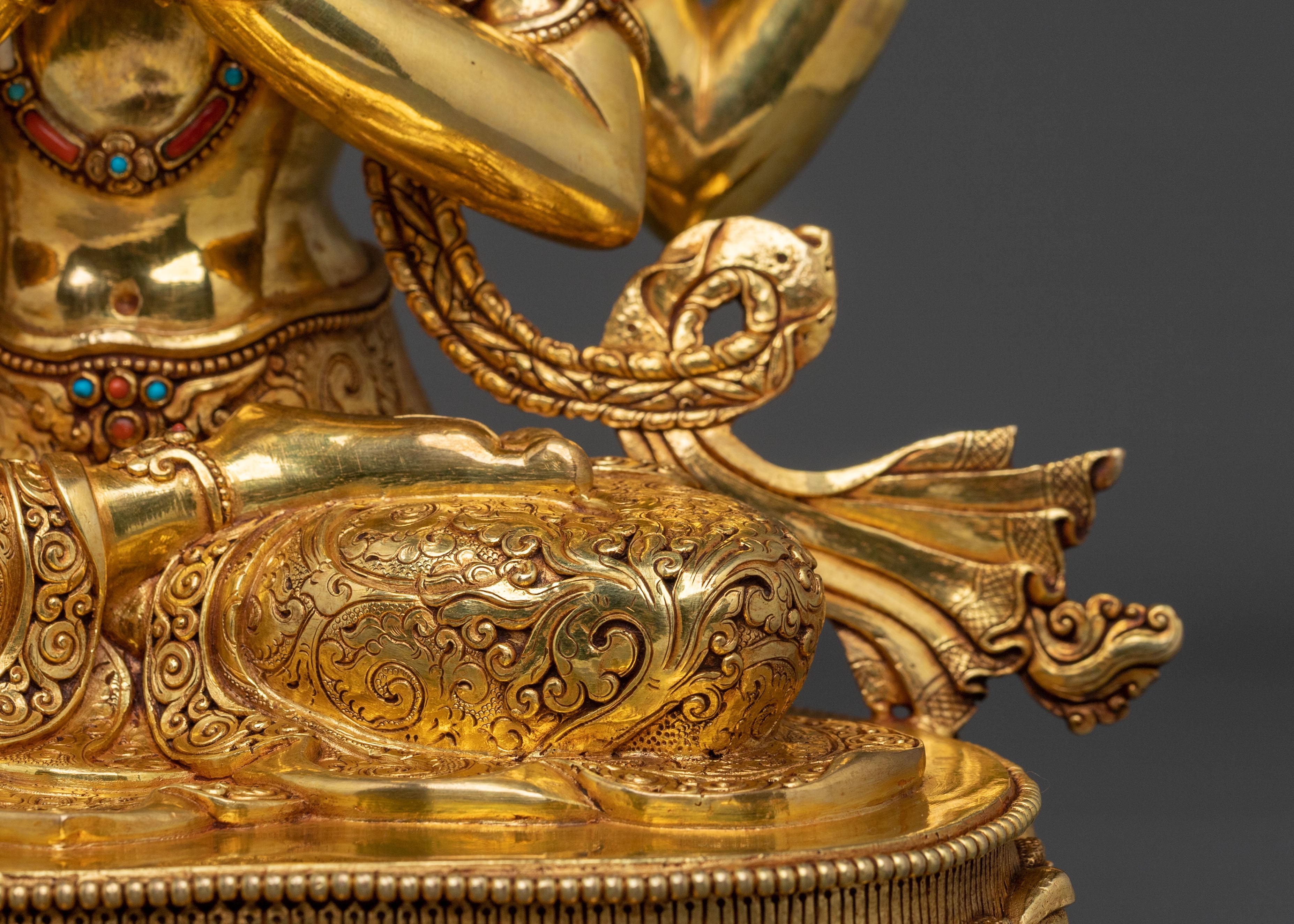Four-Armed Chenrezig Copper Statue | Home Decor
