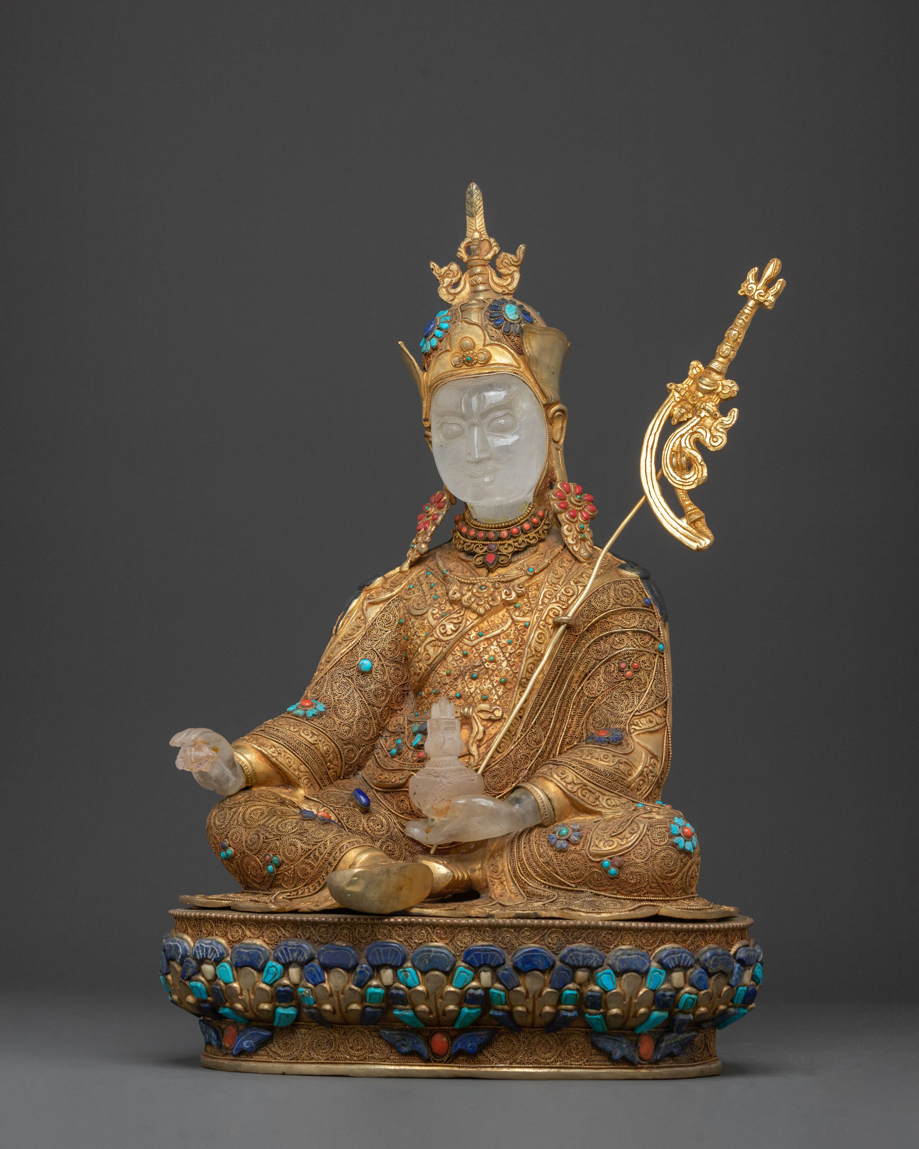 Sacred Guru Rinpoche Protection Statue