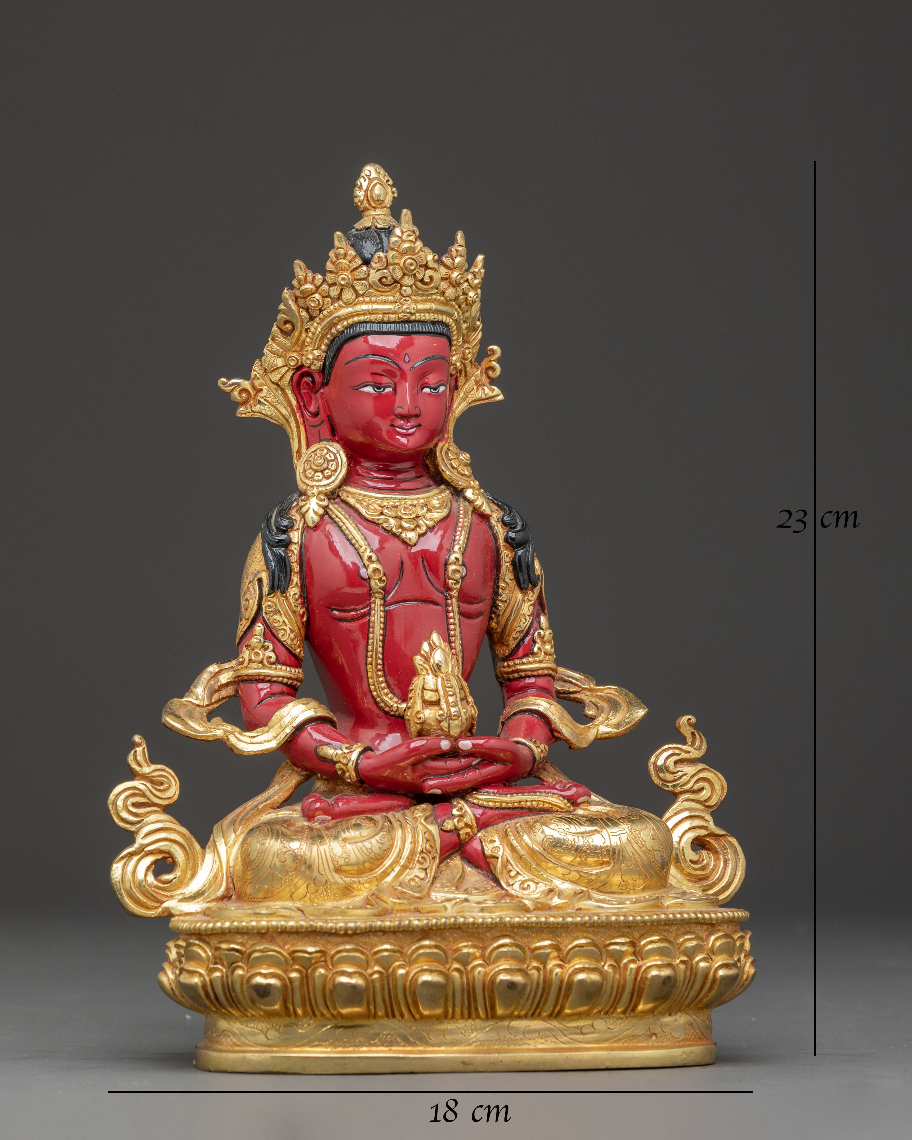 Golden Statue of Bodhisattva Amitayus