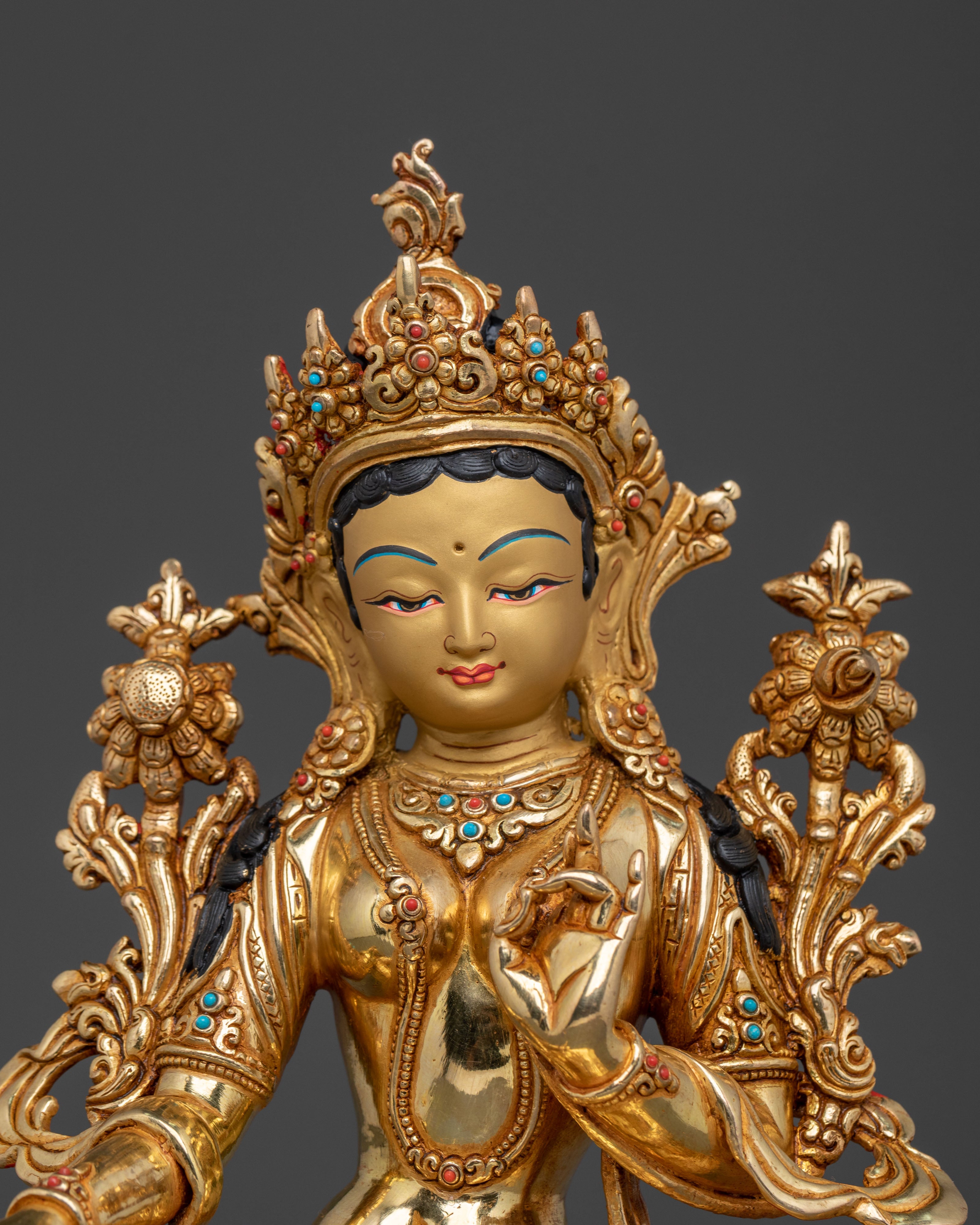 Green Tara Statue | Embodiment of Compassion