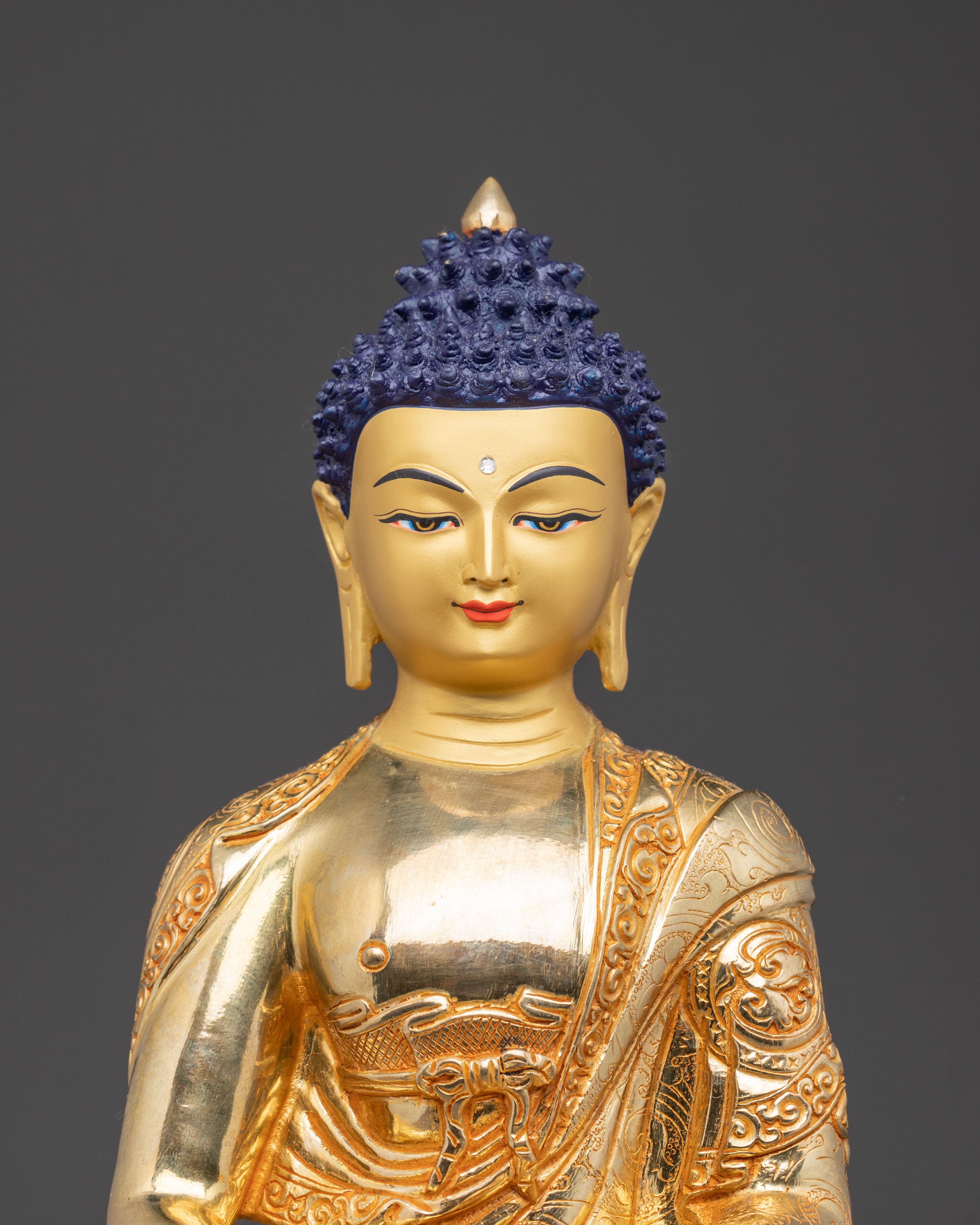 Buddha Amitabha Golden Statue | Western Pure Land Protector