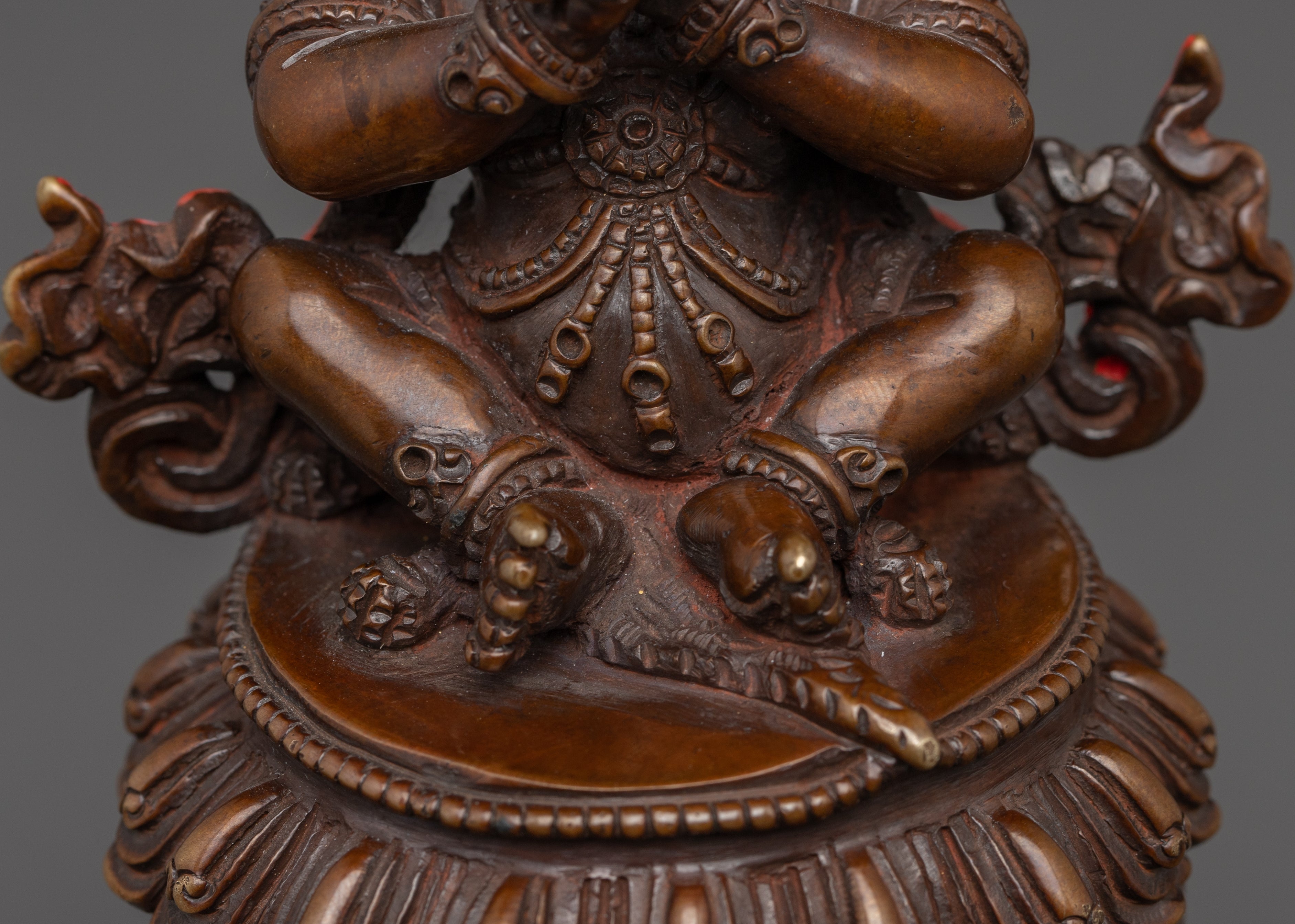 Handcrafted Nepalese-Crafted Vajradhaka Statue | Traditional Himalayan Art